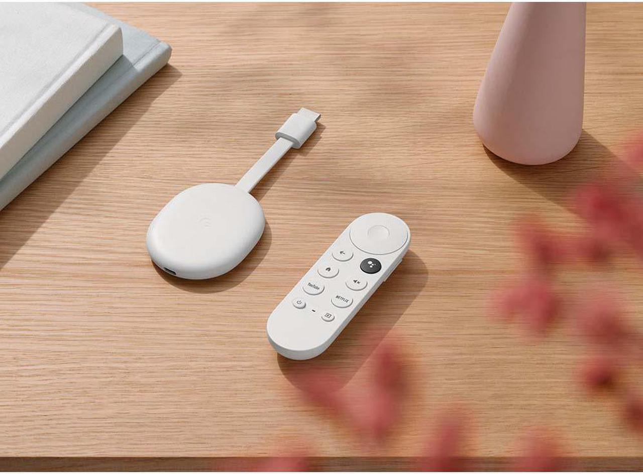Alt view image 5 of 19 - Google Nest GA03131 Chromecast With Google TV (HD) - Snow
