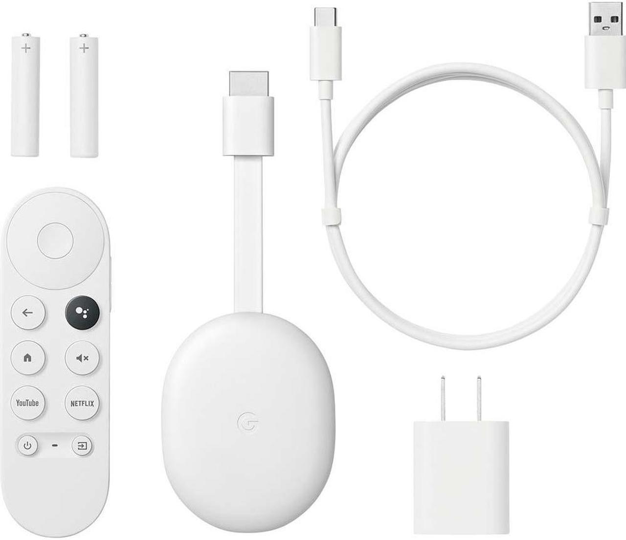 Alt view image 2 of 19 - Google Nest GA03131 Chromecast With Google TV (HD) - Snow