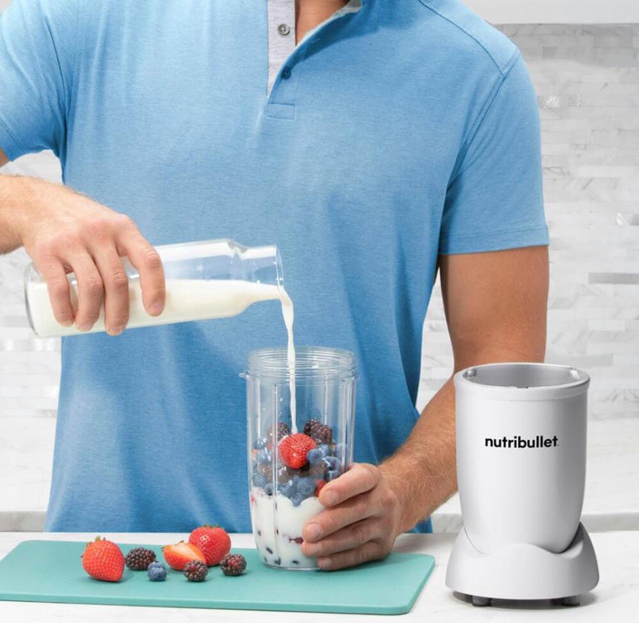 Alt view image 5 of 12 - NutriBullet NB90901AW 32 Oz. Pro Personal Blender - White