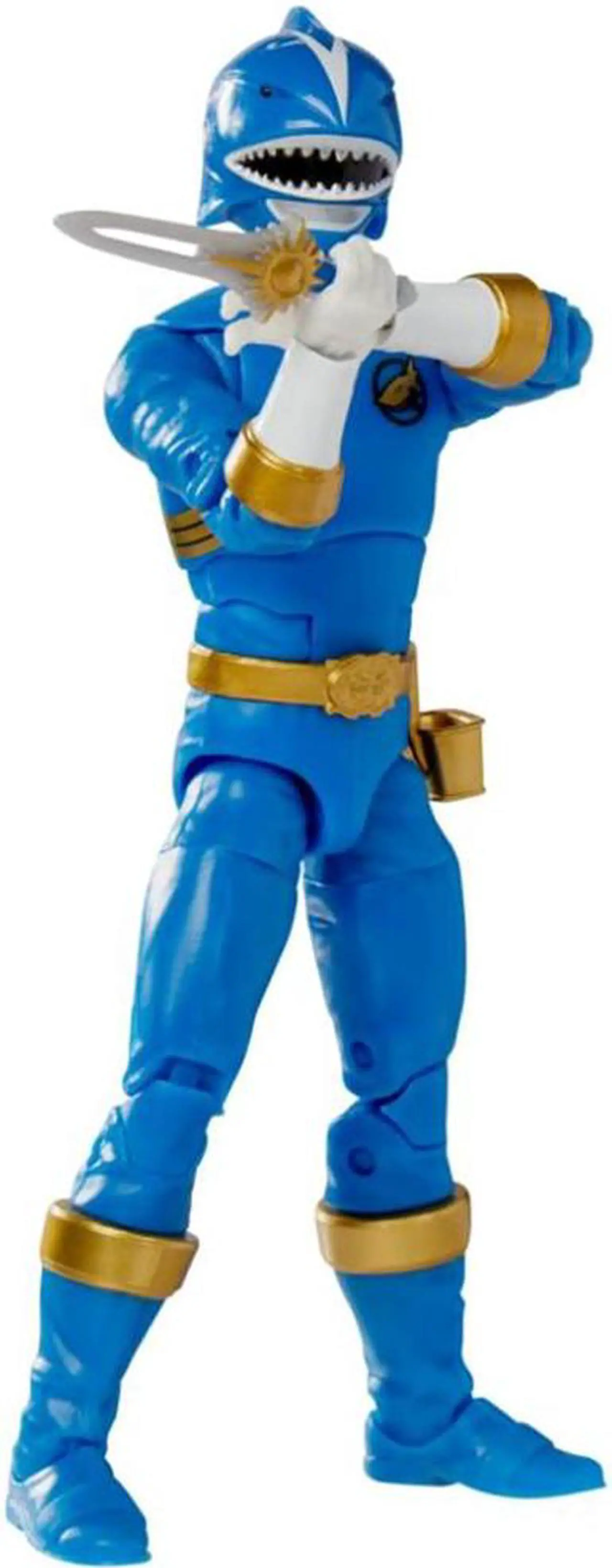 Alt view image 4 of 7 - Hasbro Power Rangers Lightning Collection Wild Force Blue Ranger Figure