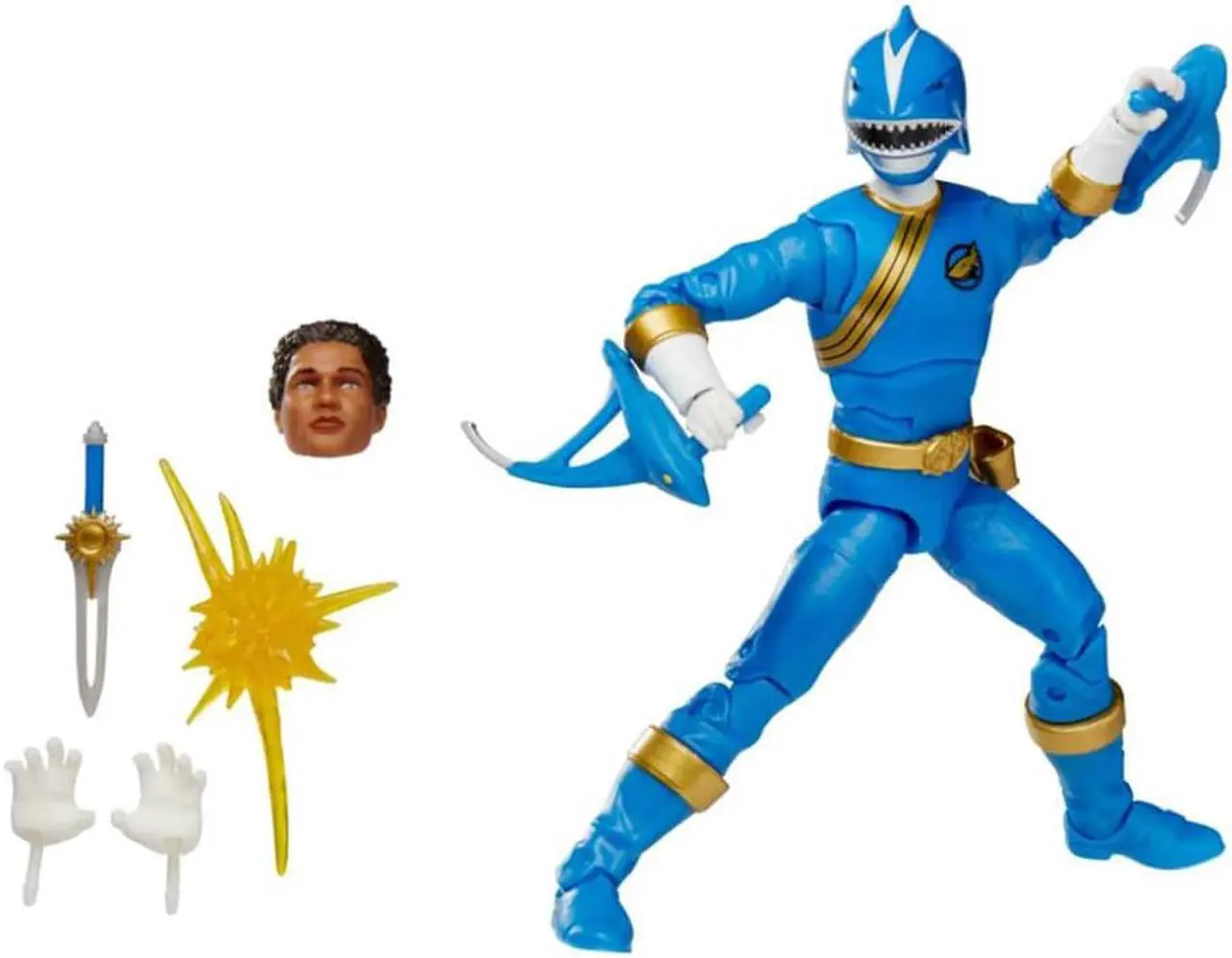 Main image of Hasbro Power Rangers Lightning Collection Wild Force Blue Ranger Figure