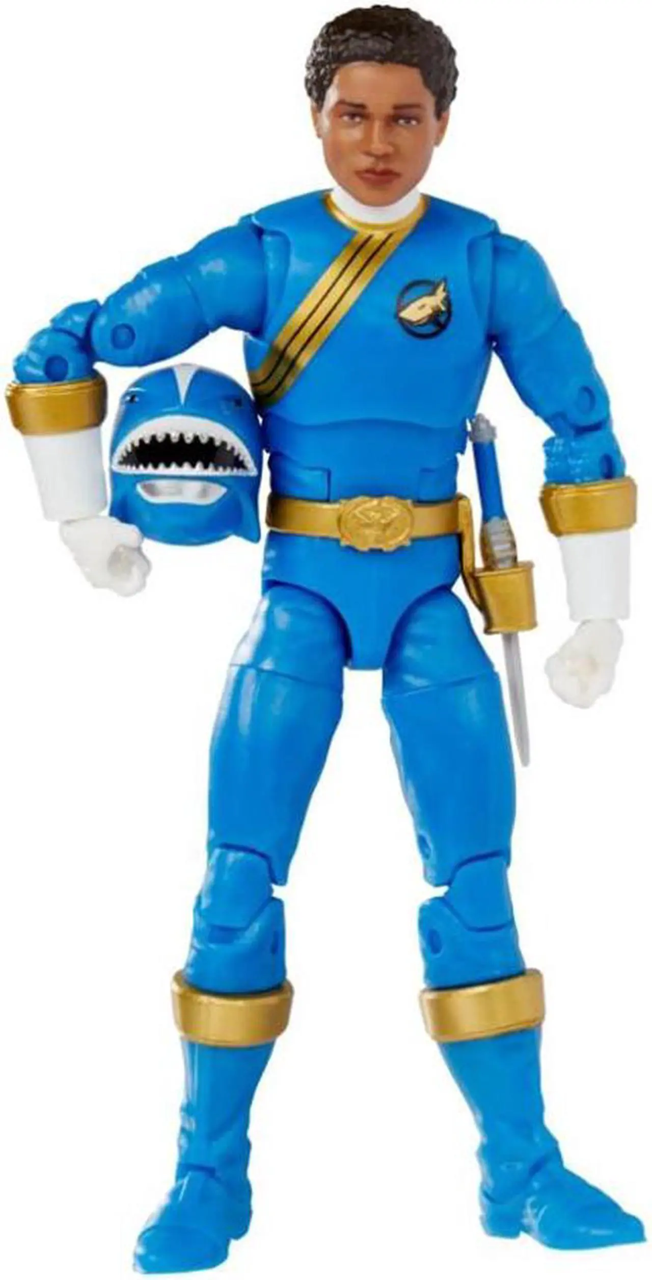 Alt view image 3 of 7 - Hasbro Power Rangers Lightning Collection Wild Force Blue Ranger Figure