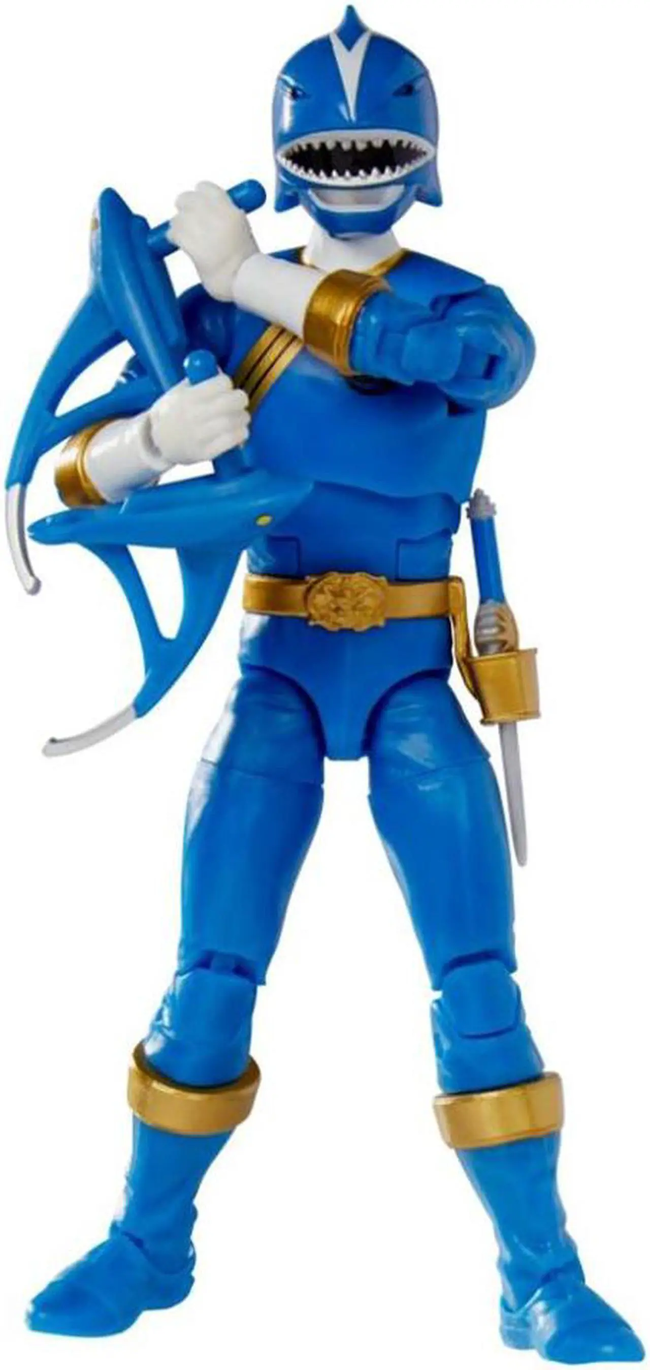 Alt view image 5 of 7 - Hasbro Power Rangers Lightning Collection Wild Force Blue Ranger Figure
