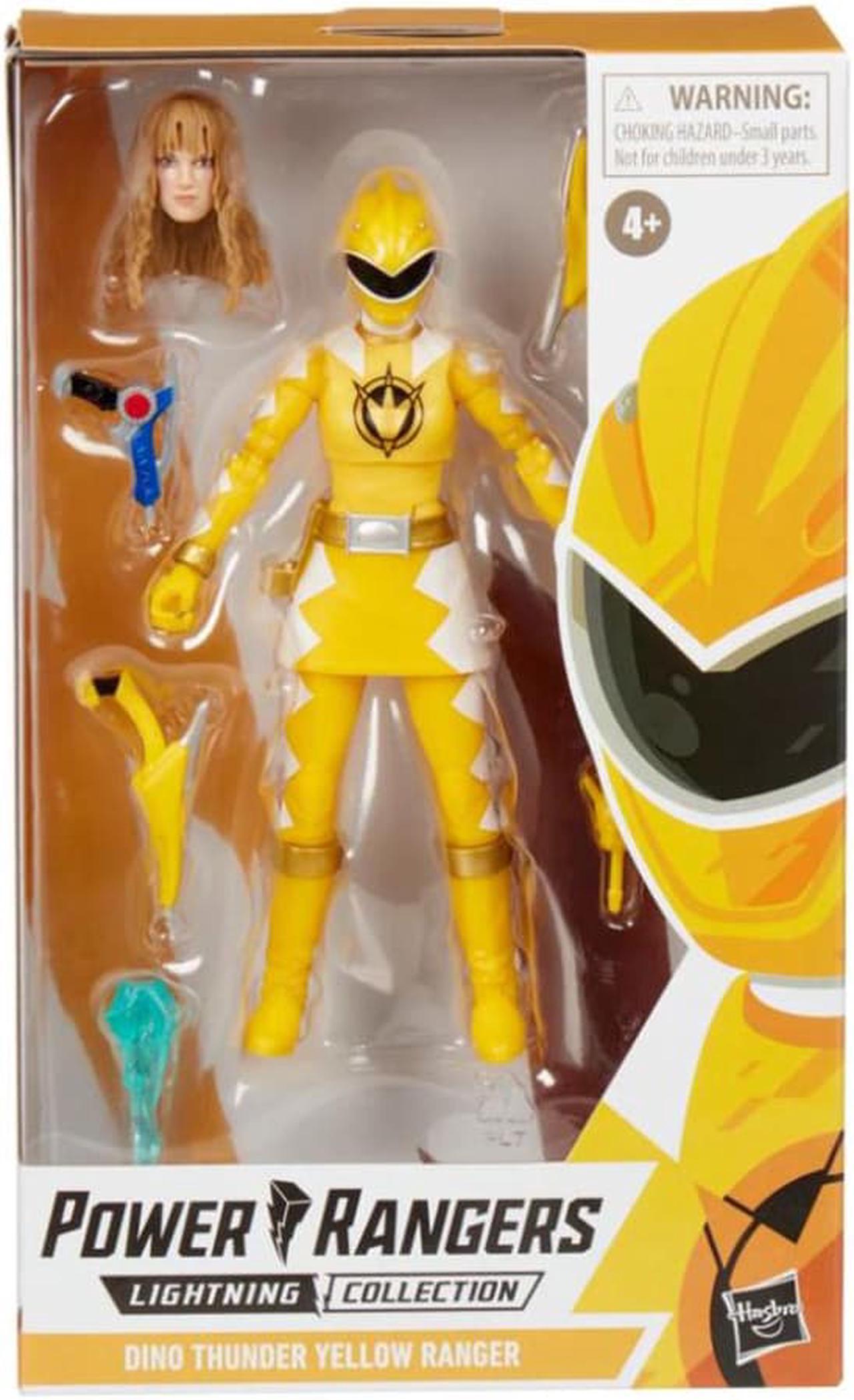 Alt view image 2 of 7 - Hasbro Power Rangers Lightning Collection Dino Thunder Yellow Ranger Figure