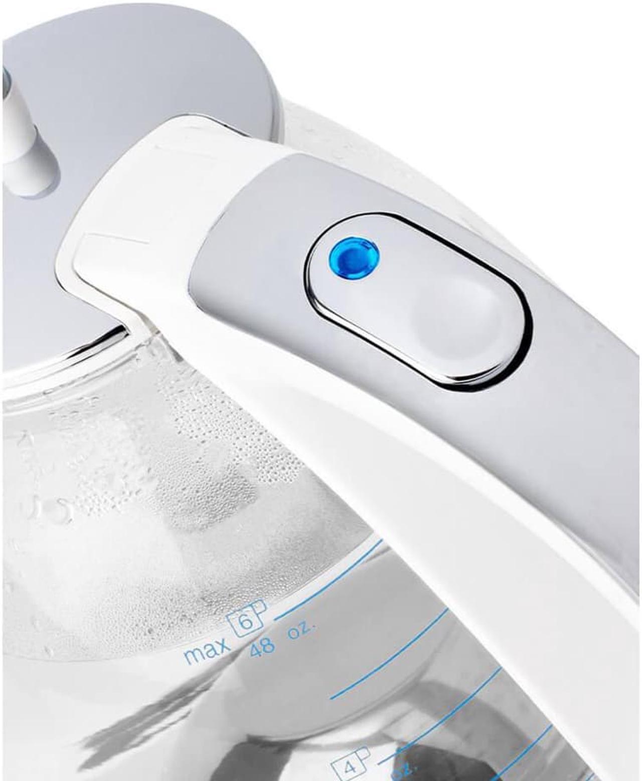 Alt view image 2 of 5 - Capresso 24002 H20 White Glass Water Kettle