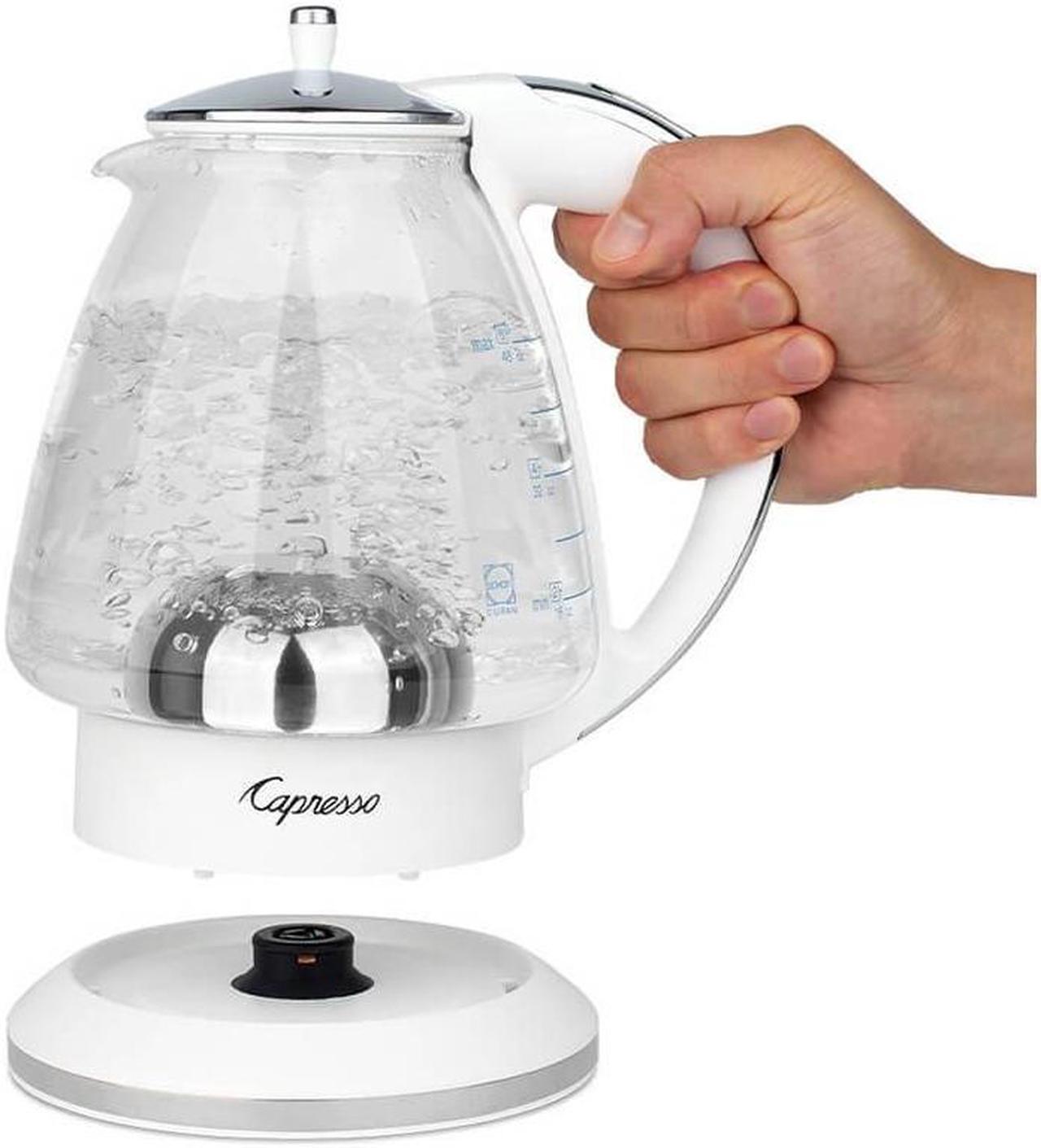 Alt view image 4 of 5 - Capresso 24002 H20 White Glass Water Kettle