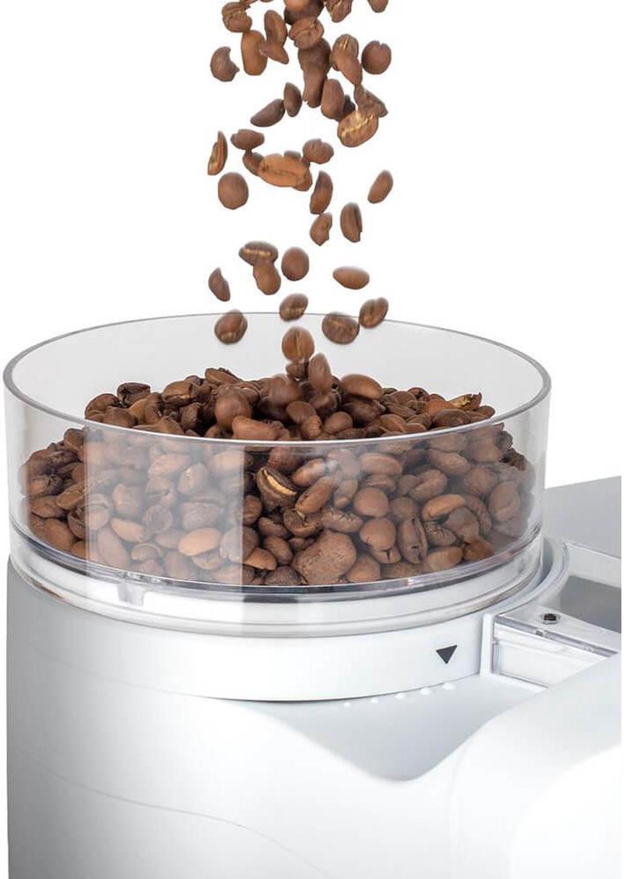 Alt view image 4 of 4 - Capresso CoffeeTeam GS 10-Cup Coffeemaker with Conical Burr Grinder - White