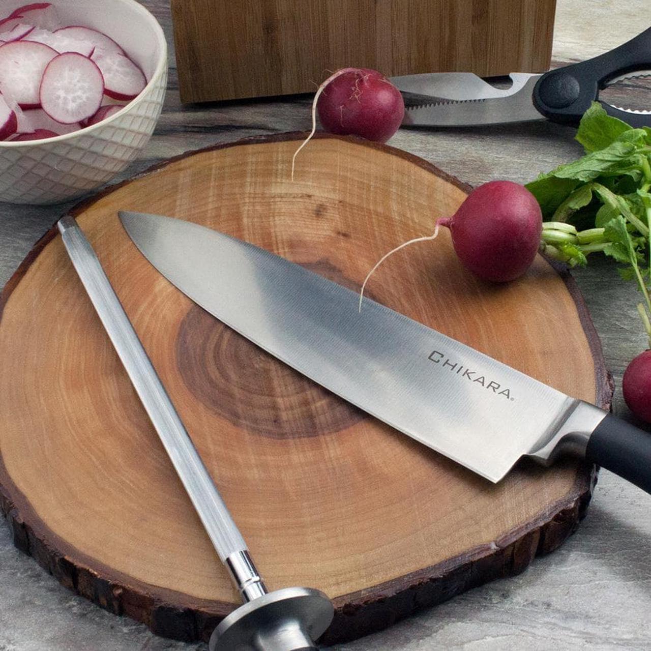 Alt view image 2 of 6 - Ginsu Chikara 19-Piece Knife Set