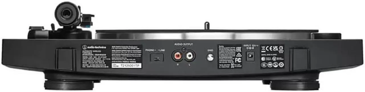 Alt view image 2 of 20 - Audio Technica Wireless & Analog Automatic Belt-Drive Turntable - Black