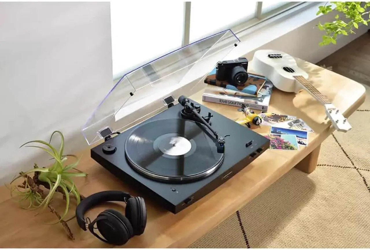 Alt view image 5 of 20 - Audio Technica Wireless & Analog Automatic Belt-Drive Turntable - Black