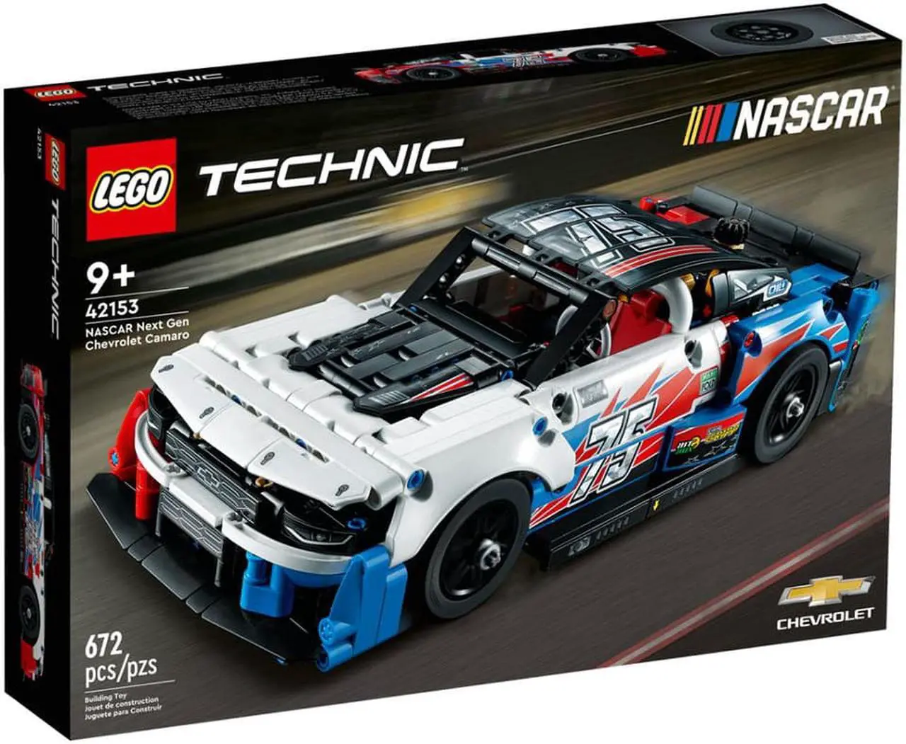 Alt view image 2 of 5 - LEGO 42153 Technic NASCAR Next Gen Chevrolet Camaro ZL1 Race Car