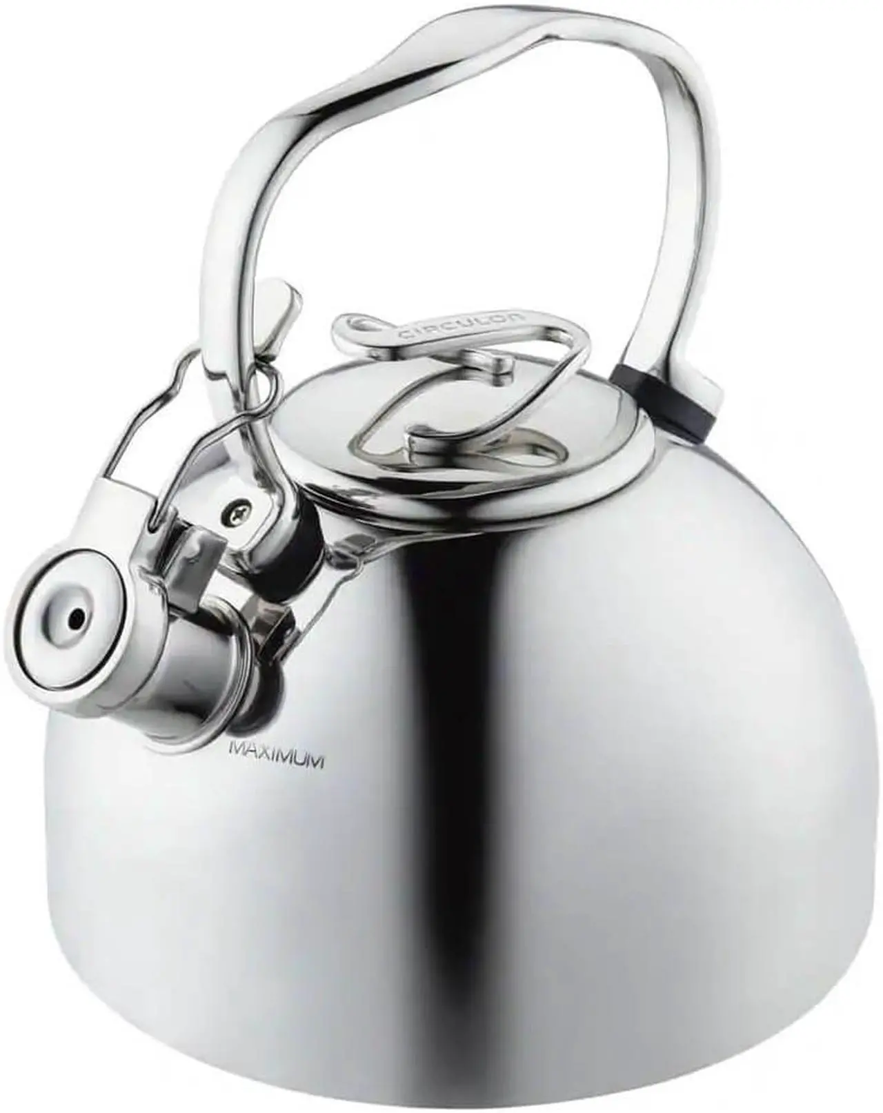 Main image of Circulon 48378 2.3-Quart Whistling Stainless Teakettle with Flip-Up Spout