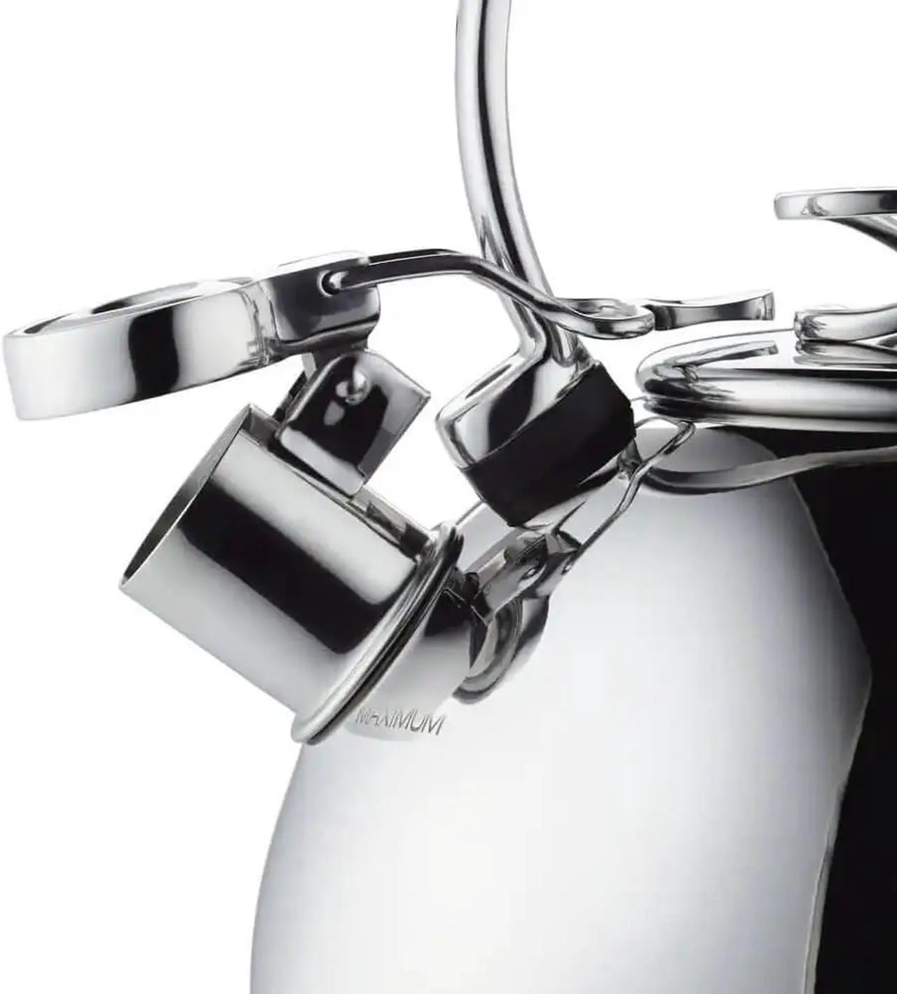 Alt view image 2 of 7 - Circulon 48378 2.3-Quart Whistling Stainless Teakettle with Flip-Up Spout