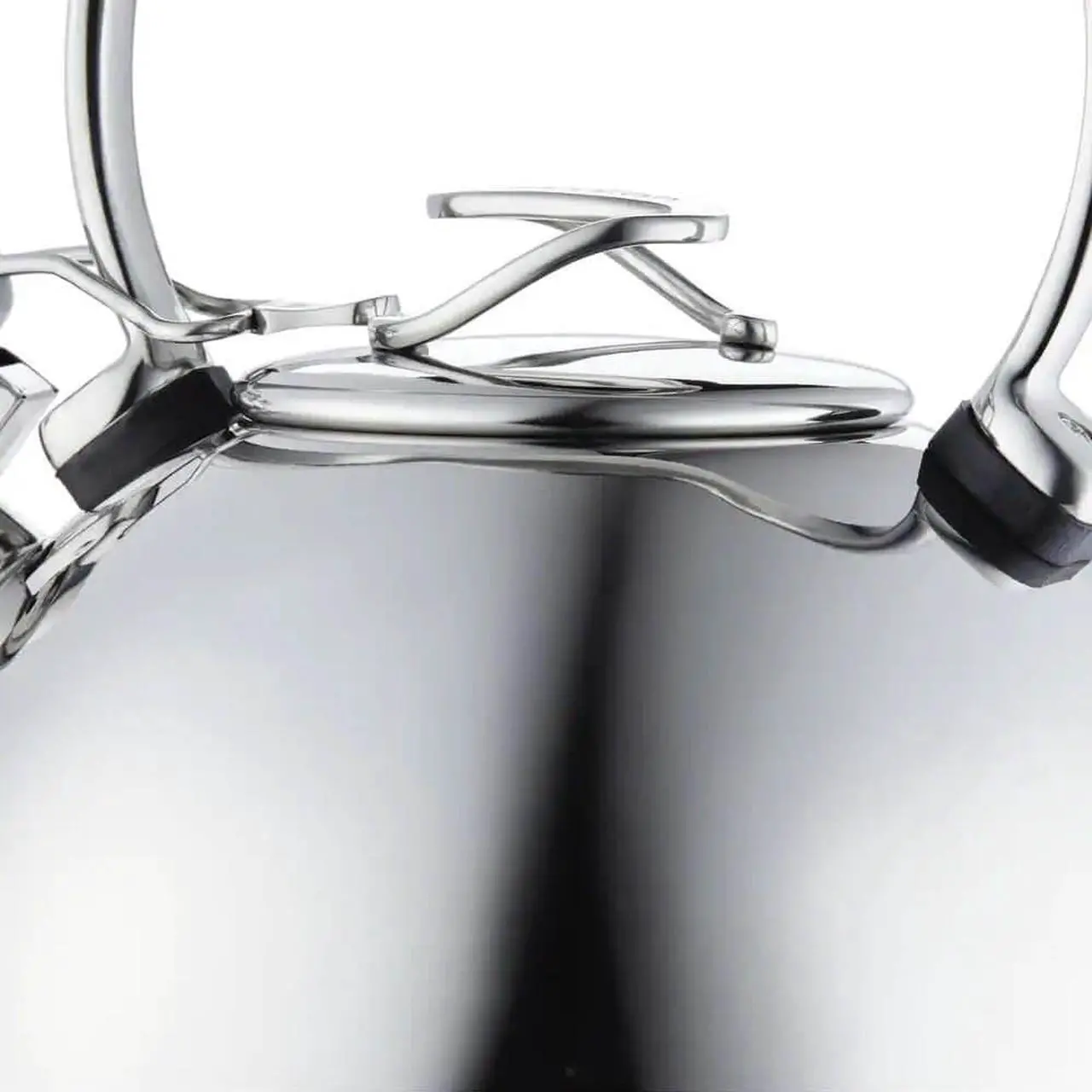 Alt view image 3 of 7 - Circulon 48378 2.3-Quart Whistling Stainless Teakettle with Flip-Up Spout