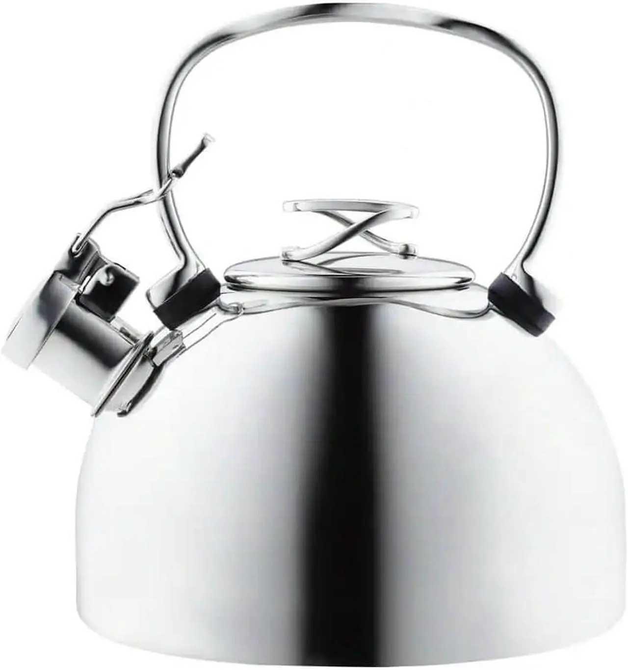 Alt view image 5 of 7 - Circulon 48378 2.3-Quart Whistling Stainless Teakettle with Flip-Up Spout