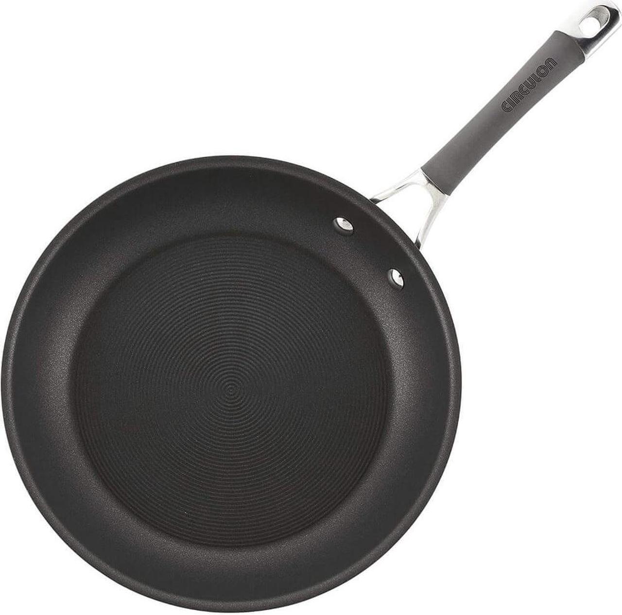 Alt view image 4 of 7 - Circulon Radiance Hard Anodized Nonstick 10-Piece Cookware Set - Gray