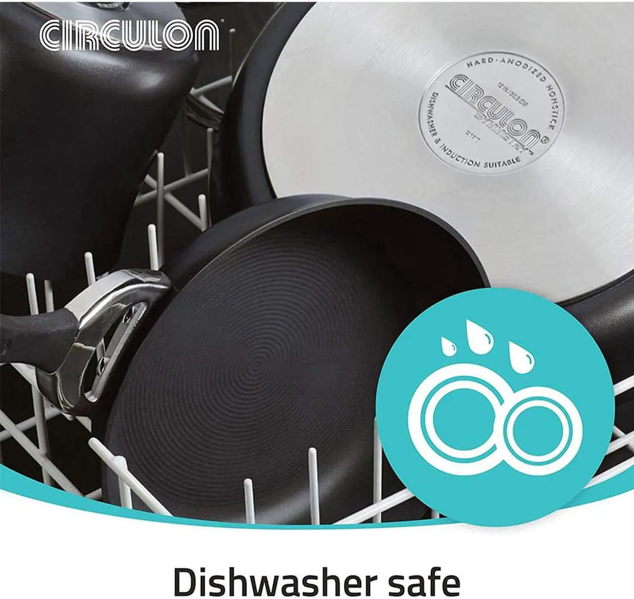 Alt view image 4 of 6 - Circulon Dishwasher Safe Nonstick 10-Piece Pots and Pans Set