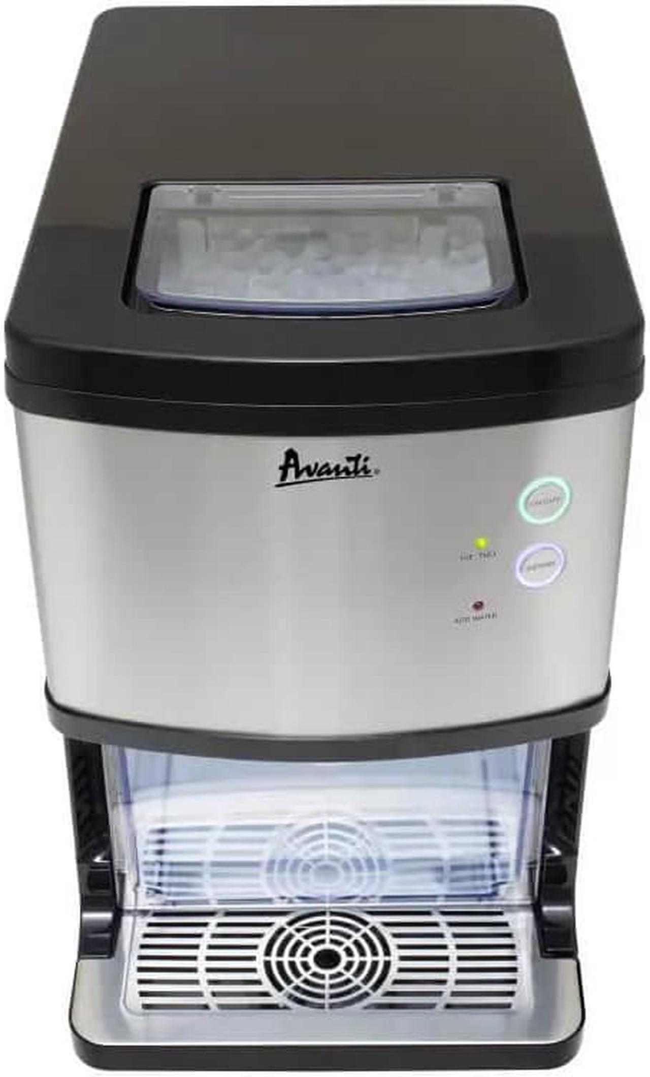Alt view image 2 of 7 - Avanti NIMD3313SIS ELITE Series Countertop Nugget Ice Maker and Dispenser