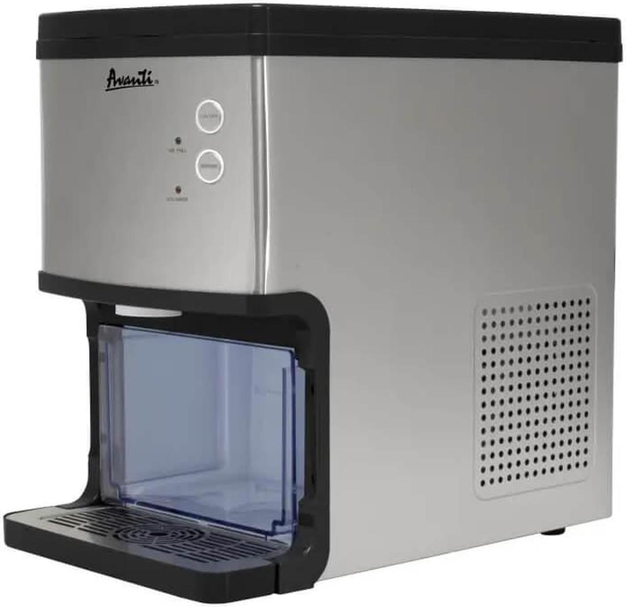 Alt view image 4 of 7 - Avanti NIMD3313SIS ELITE Series Countertop Nugget Ice Maker and Dispenser