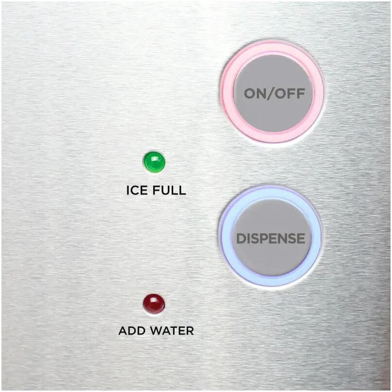Alt view image 6 of 7 - Avanti NIMD3313SIS ELITE Series Countertop Nugget Ice Maker and Dispenser