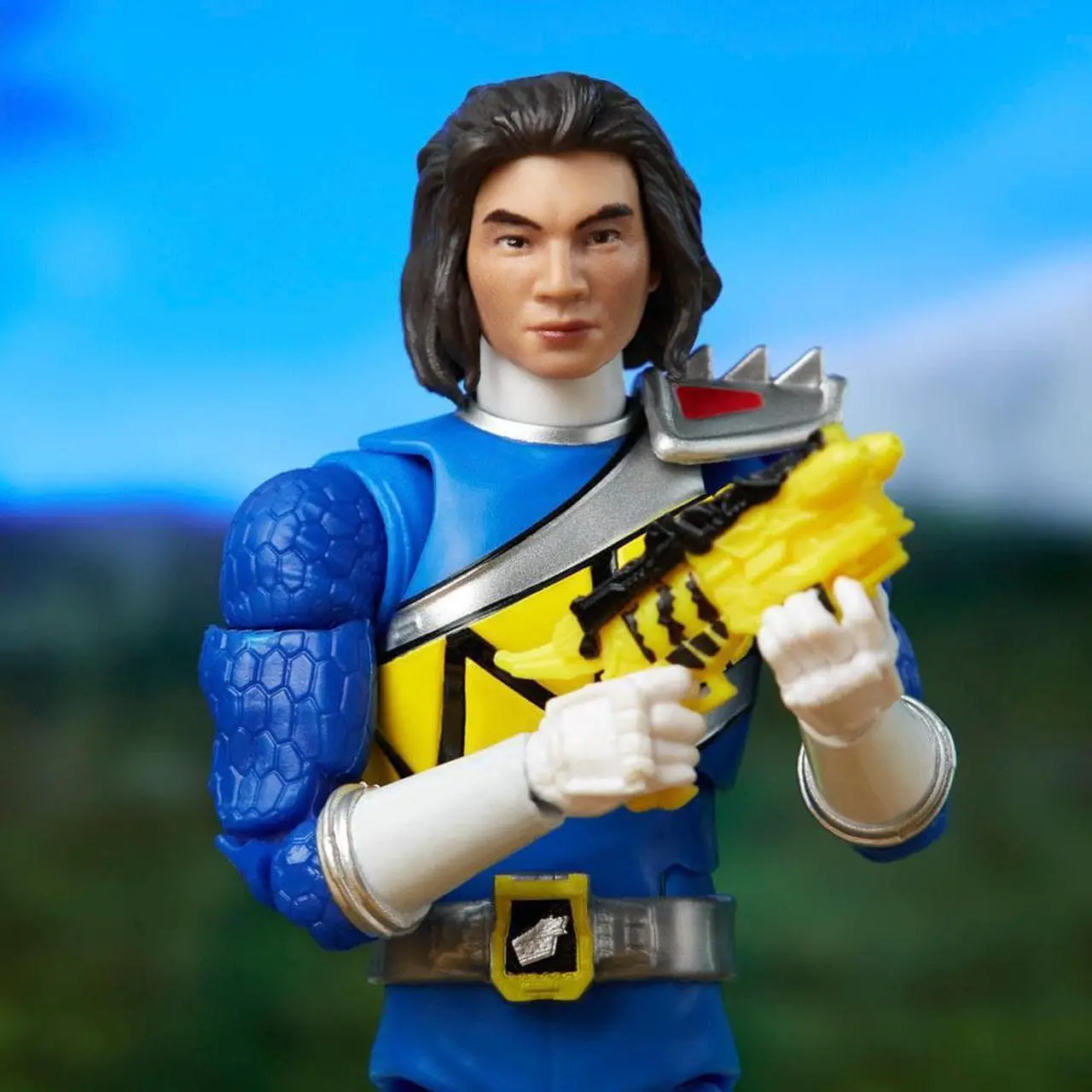 Alt view image 3 of 7 - Hasbro F4515 Power Rangers Lightning Collection Dino Charge Blue Ranger 6 inch Action Figure