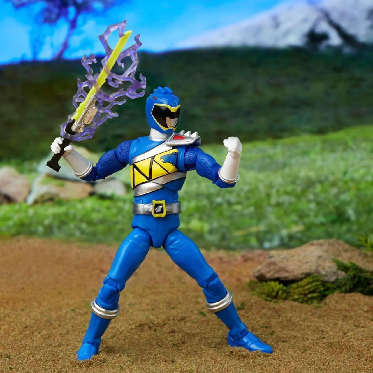Alt view image 7 of 7 - Hasbro F4515 Power Rangers Lightning Collection Dino Charge Blue Ranger 6 inch Action Figure
