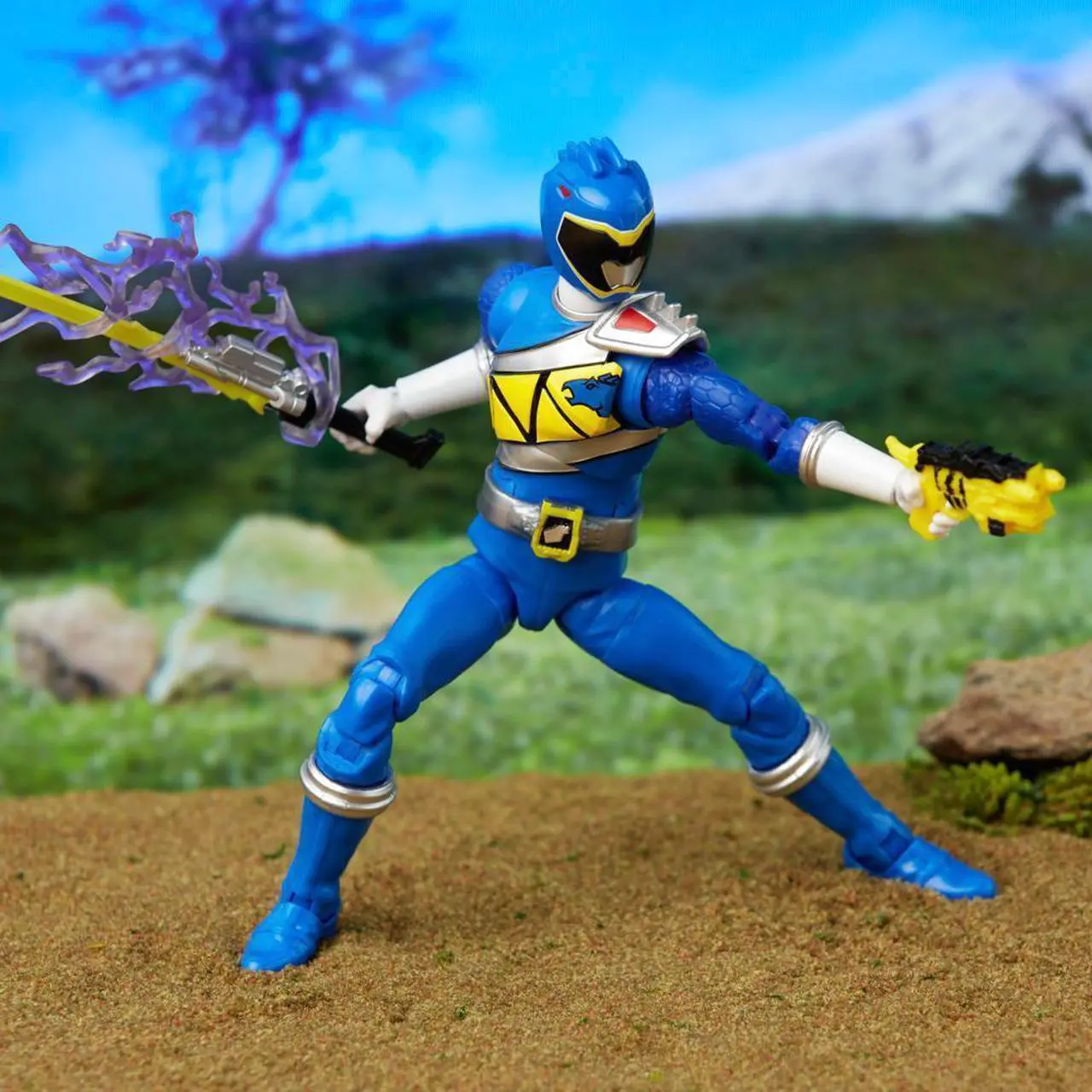 Alt view image 4 of 7 - Hasbro F4515 Power Rangers Lightning Collection Dino Charge Blue Ranger 6 inch Action Figure