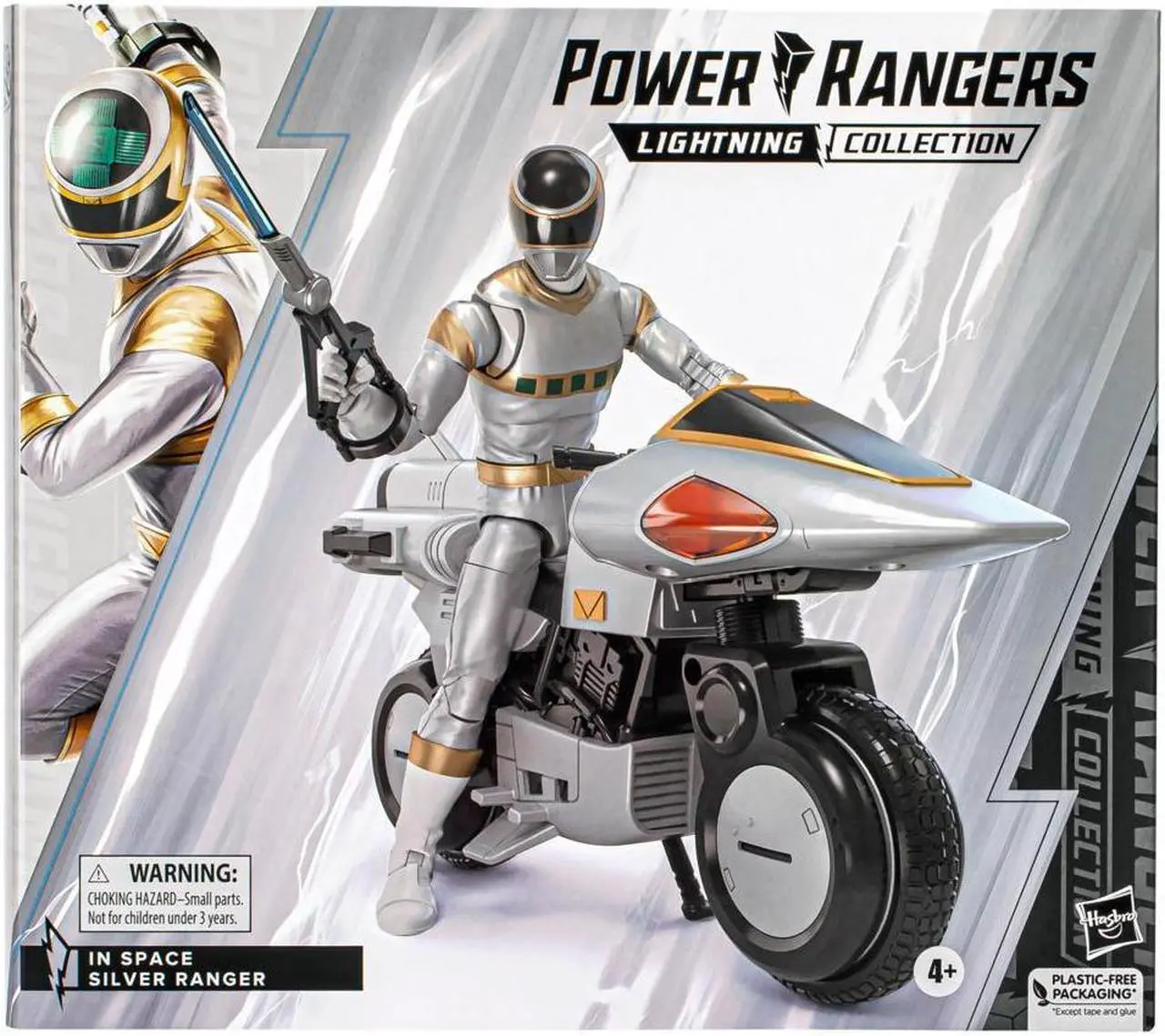 Alt view image 2 of 7 - Hasbro F8206 Power Rangers Lightning Collection In Space Silver Ranger 6 inch Action Figure