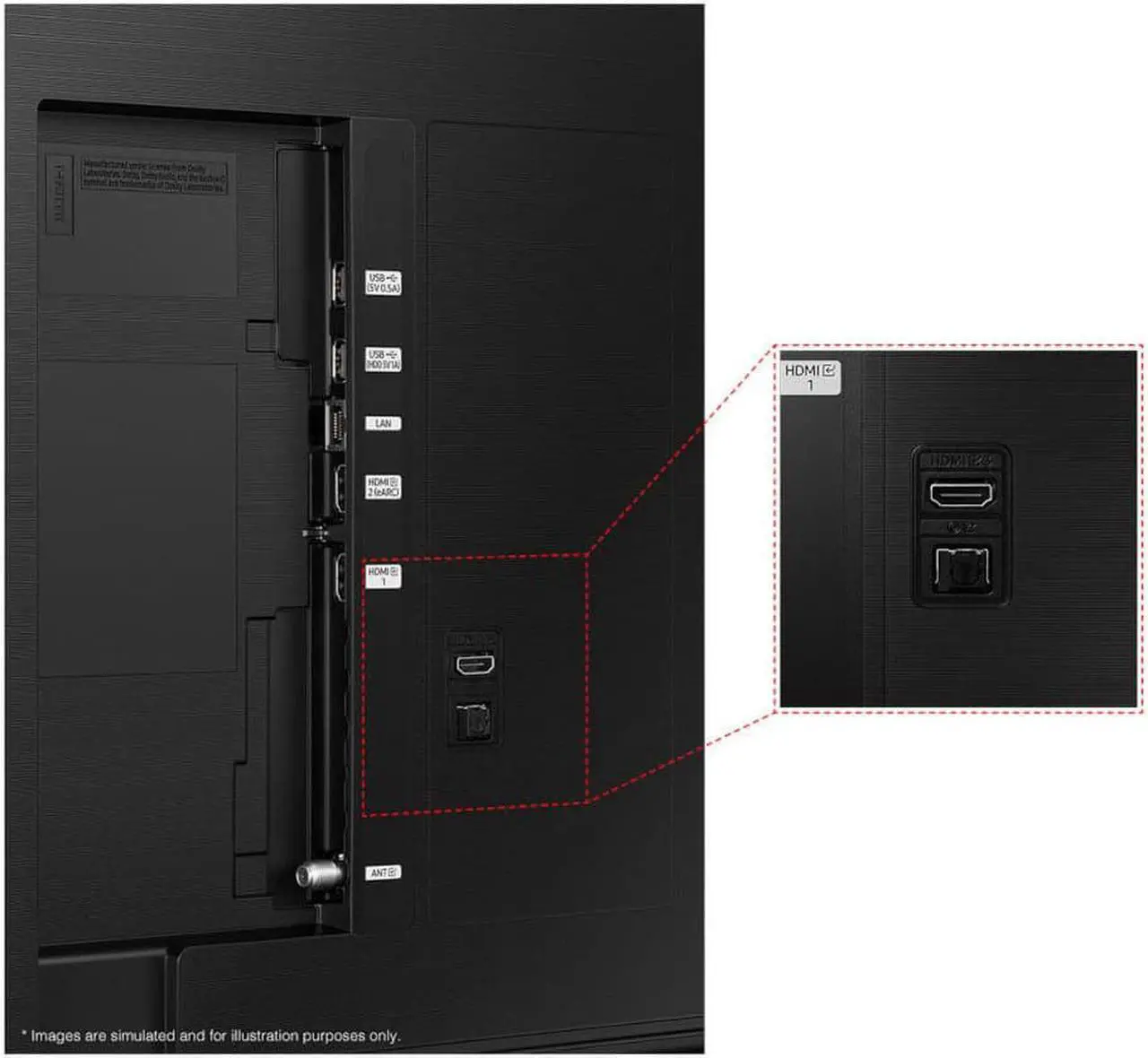 Alt view image 5 of 9 - Samsung Q60C 65" Class Q60C QLED 4K Smart TV (QN65Q60CAFXZA, 2023)