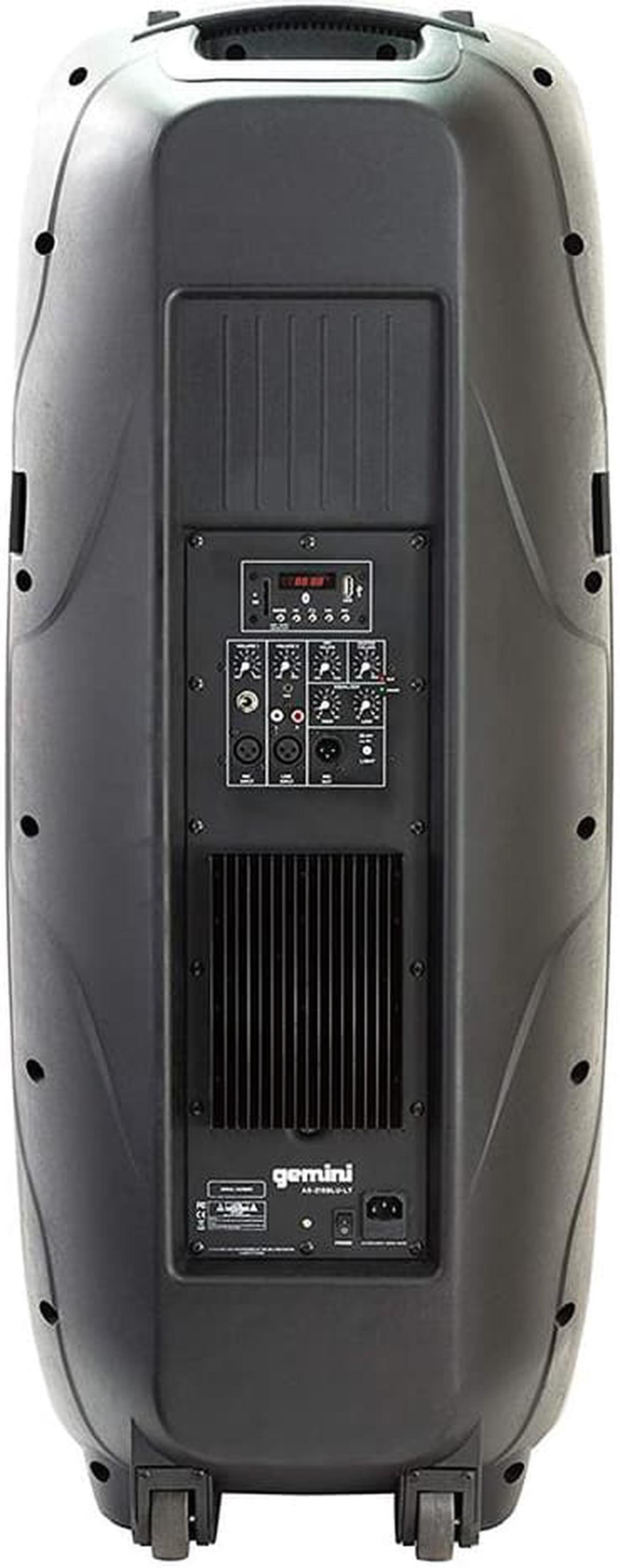 Alt view image 2 of 11 - Gemini AS215BLULT Dual 15" Bluetooth Loudspeaker