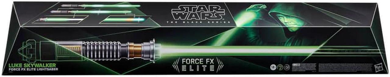 Alt view image 2 of 6 - Hasbro F6906 Star Wars The Black Series Luke Skywalker Force FX Elite Electronic Lightsaber