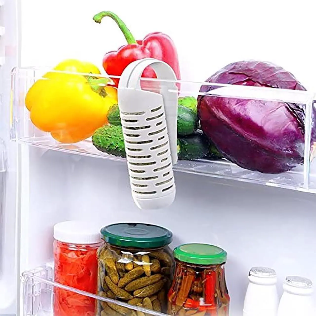 Alt view image 4 of 4 - Fridge Fresh Clip Odor Absorber