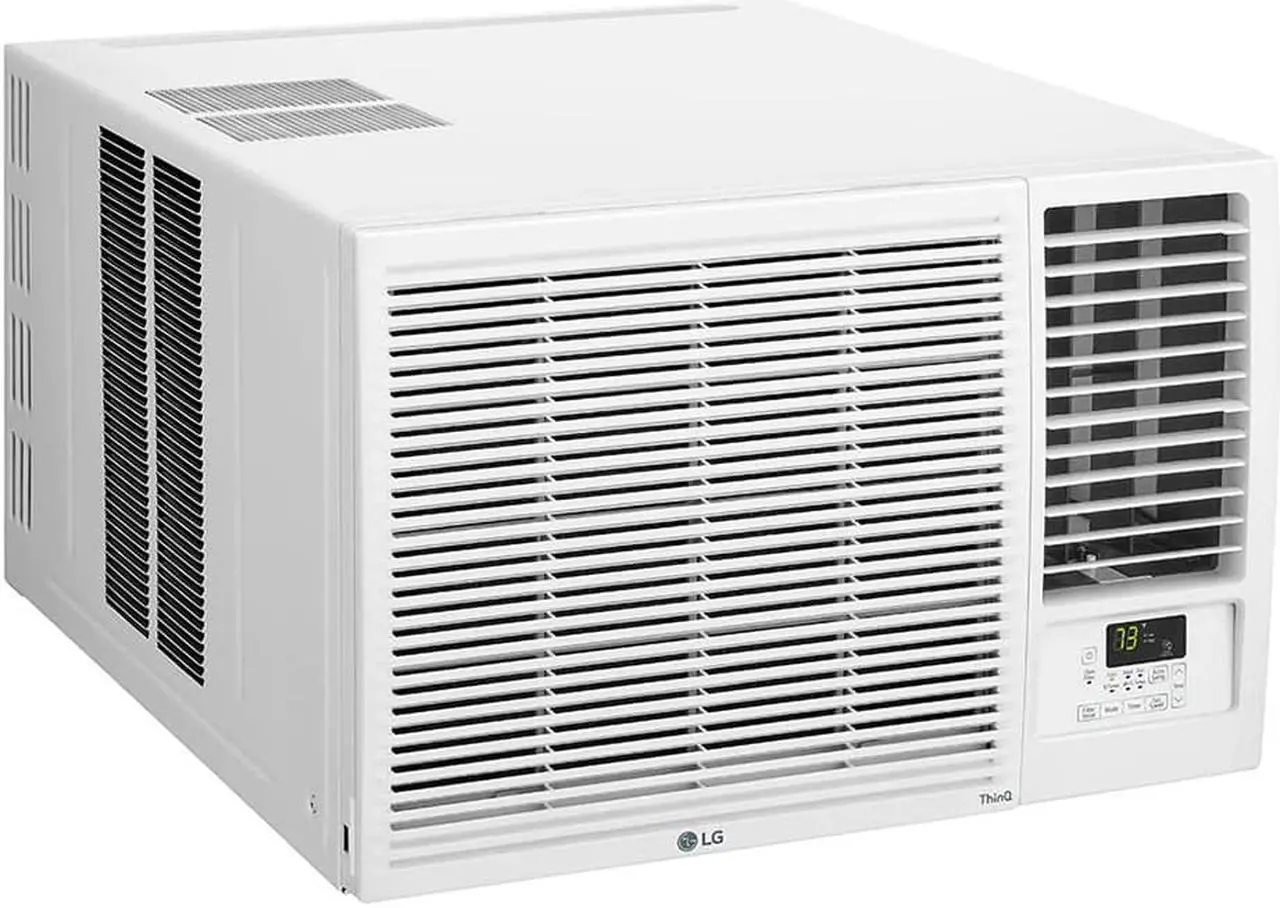 Alt view image 2 of 5 - LG 18,000 BTU Heat/Cool Smart Window Air Conditioner