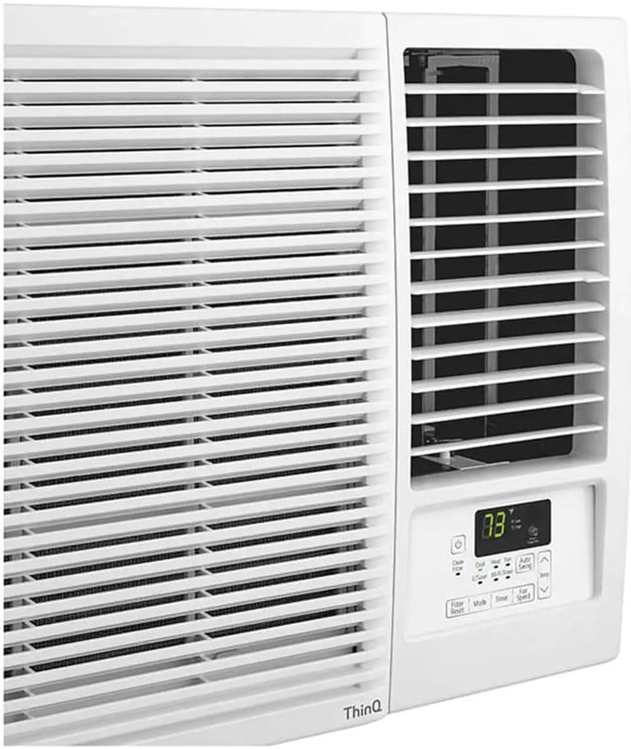 Alt view image 4 of 5 - LG 18,000 BTU Heat/Cool Smart Window Air Conditioner