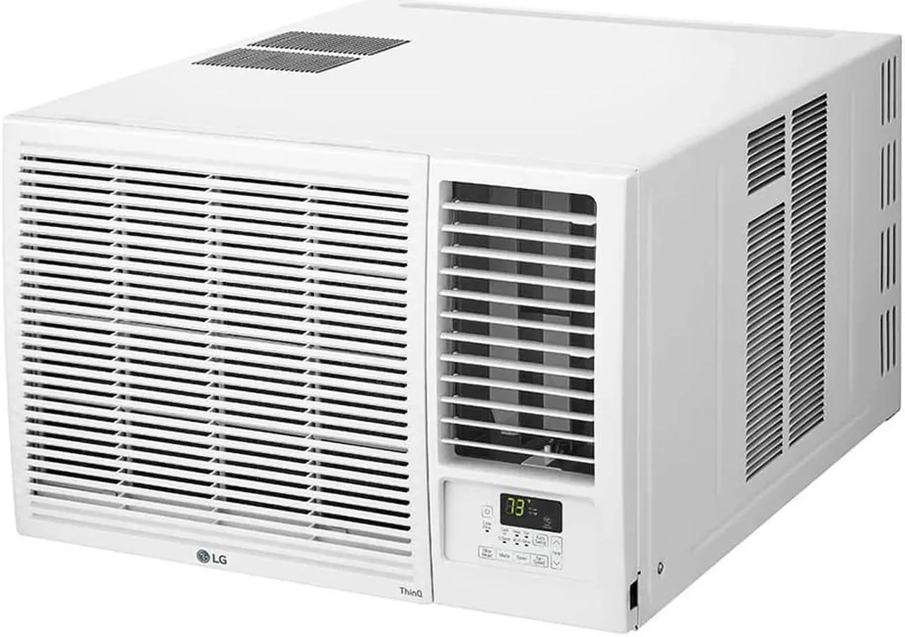 Alt view image 3 of 5 - LG 18,000 BTU Heat/Cool Smart Window Air Conditioner