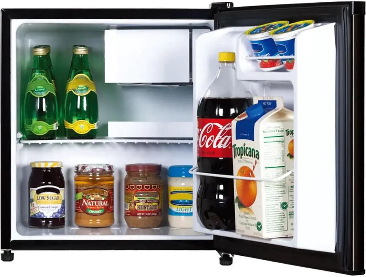 Alt view image 2 of 2 - Avanti RM16J1B 1.6 Cu. Ft. Black Compact Refrigerator