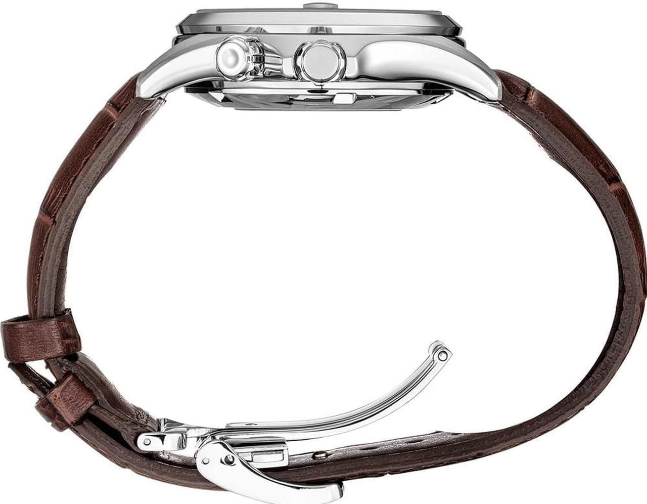 Alt view image 2 of 4 - Seiko SPB121 Prospex Alpinist Watch - Green/Brown Leather Band