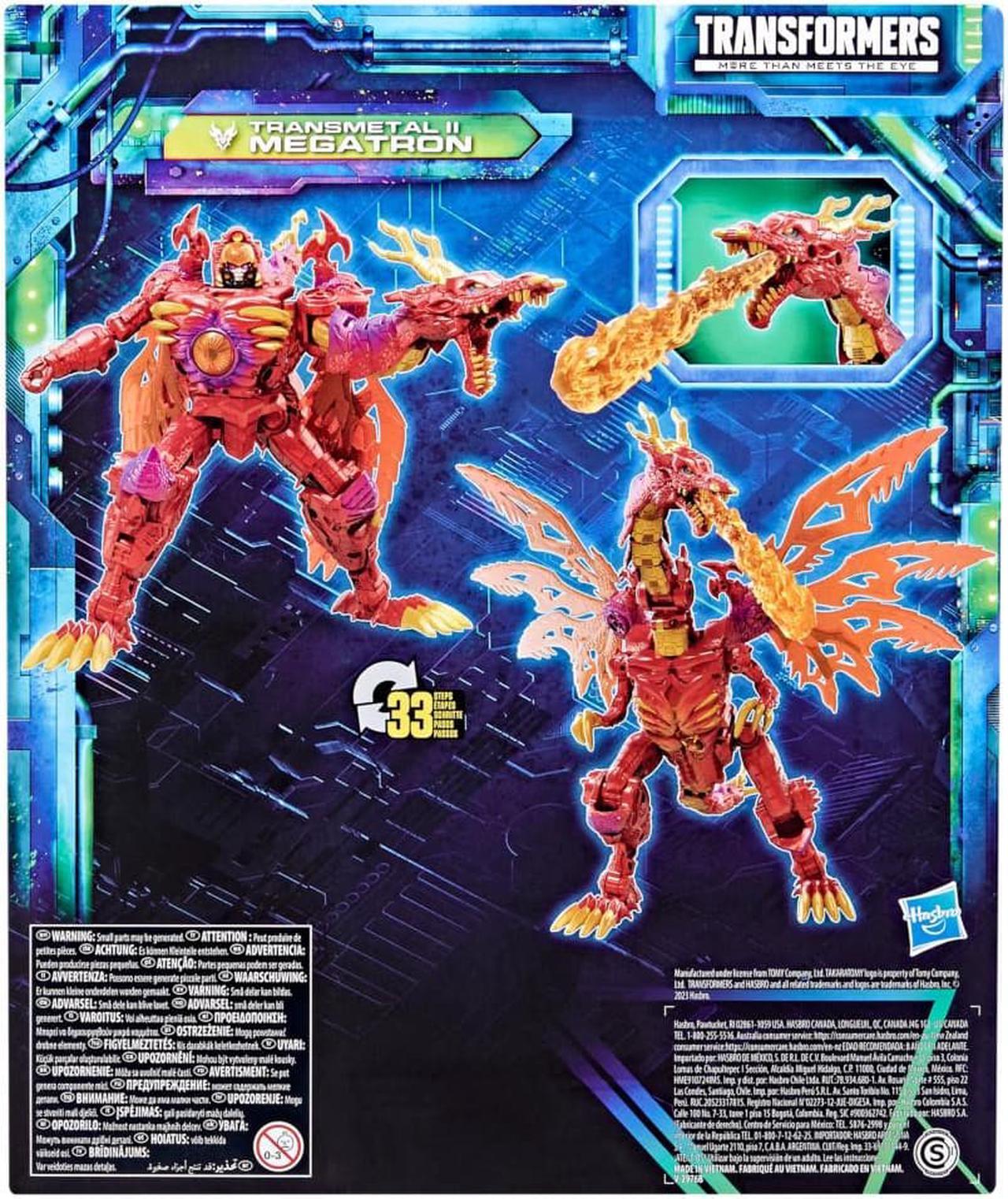 Alt view image 5 of 5 - Hasbro 8.5 inch Transformers Legacy Evolution Transmetal II Megatron Action Figure