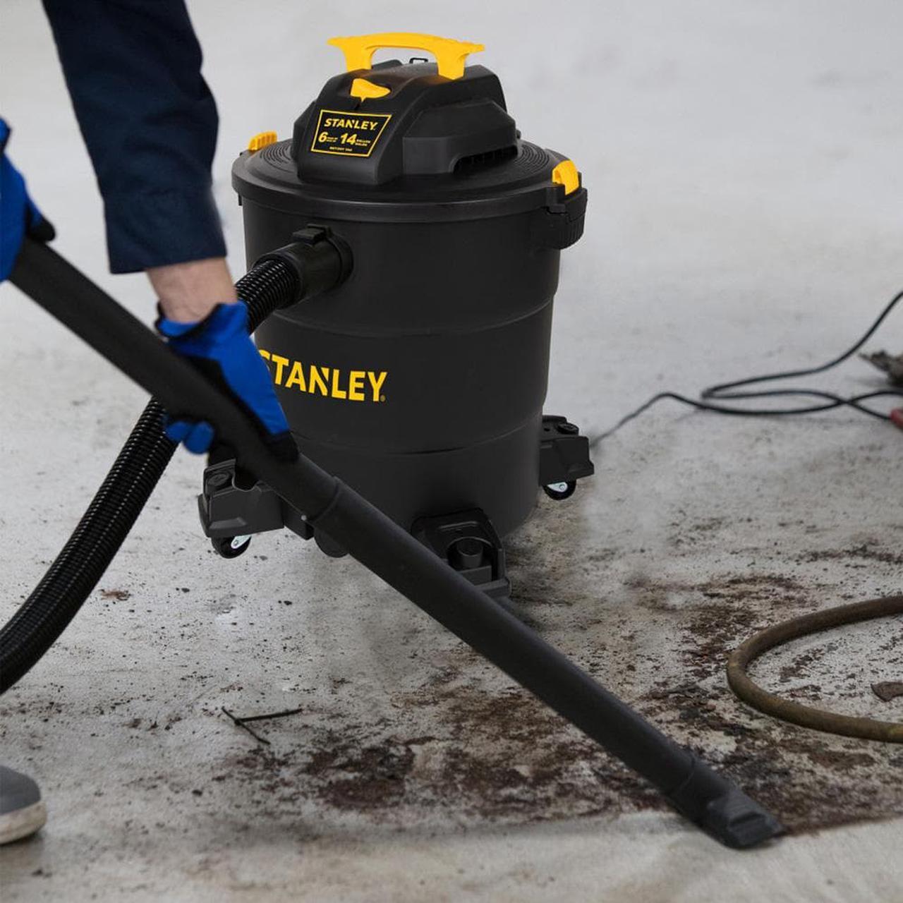 Alt view image 5 of 7 - Stanley 14 Gallon Pro Poly Series Wet/Dry Vacuum