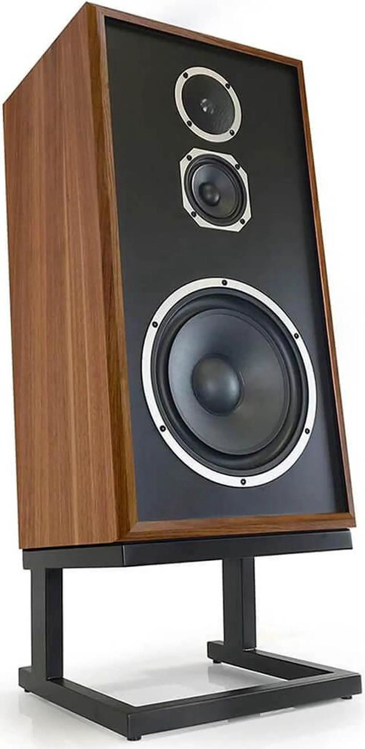 Alt view image 2 of 4 - KLH Audio Model Five 3-Way Floorstanding Speaker - English Wallnut