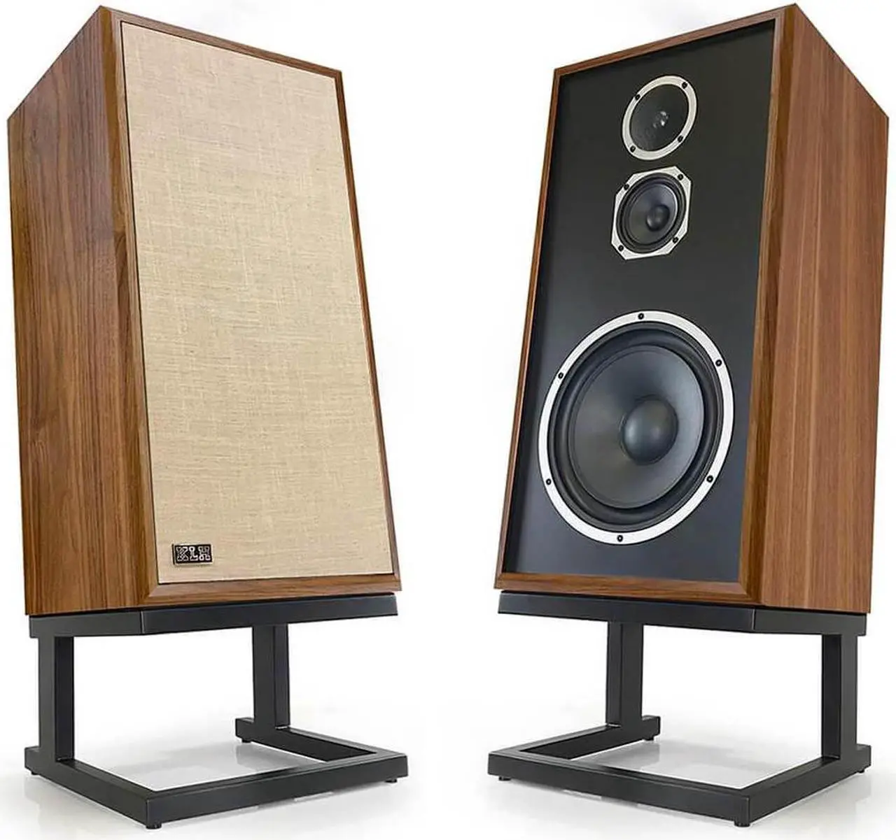 Alt view image 3 of 4 - KLH Audio Model Five 3-Way Floorstanding Speaker - English Wallnut