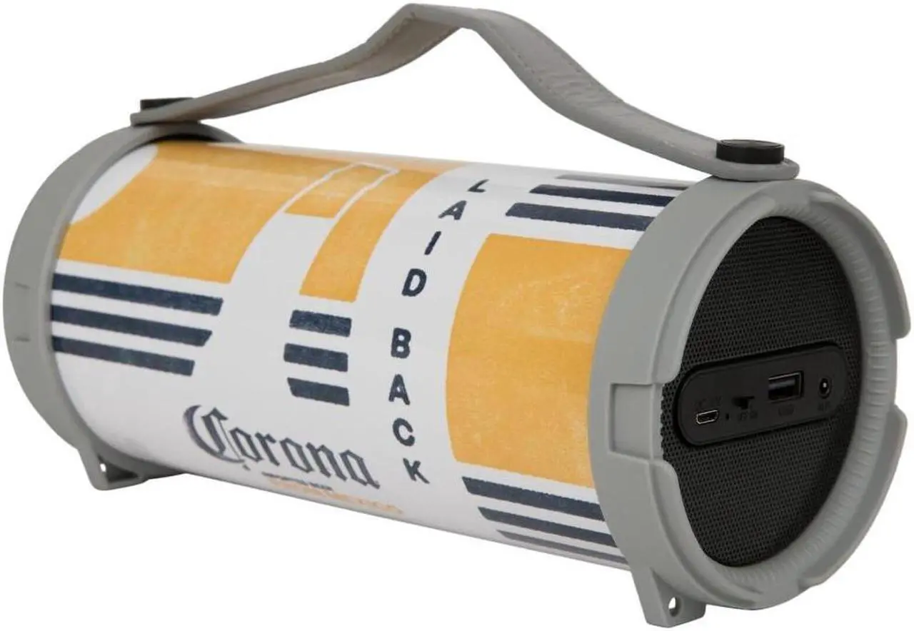 Main image of Corona True Wireless Stereo Gray/Yellow Bluetooth Speaker