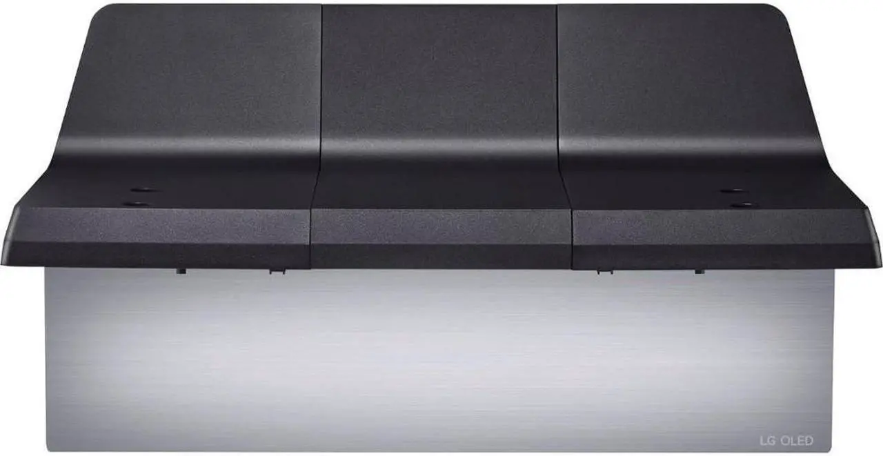 Alt view image 4 of 7 - LG Gray Stand & Back Cover for 55 inch G2/G3 OLED TVs (2022/2023)