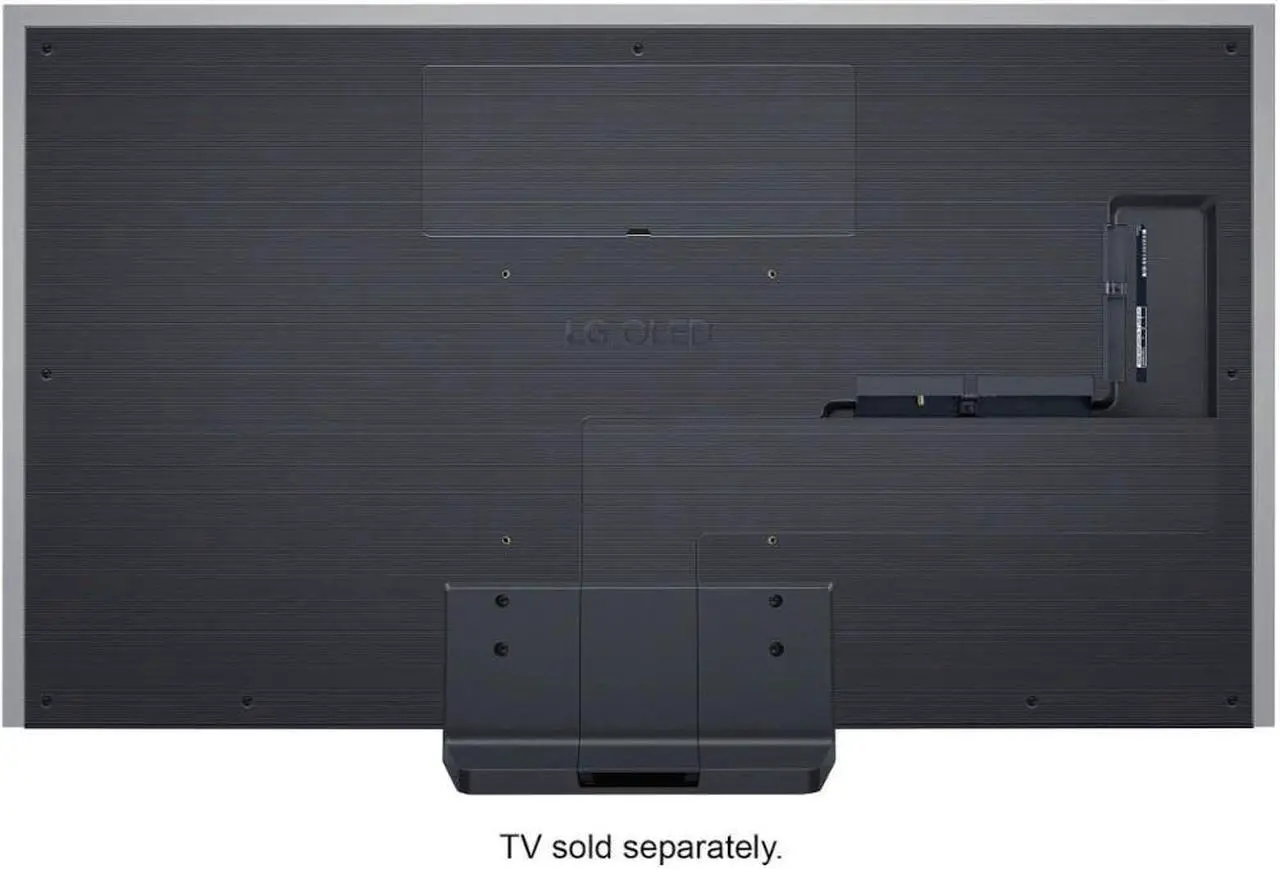 Alt view image 6 of 7 - LG Gray Stand & Back Cover for 55 inch G2/G3 OLED TVs (2022/2023)