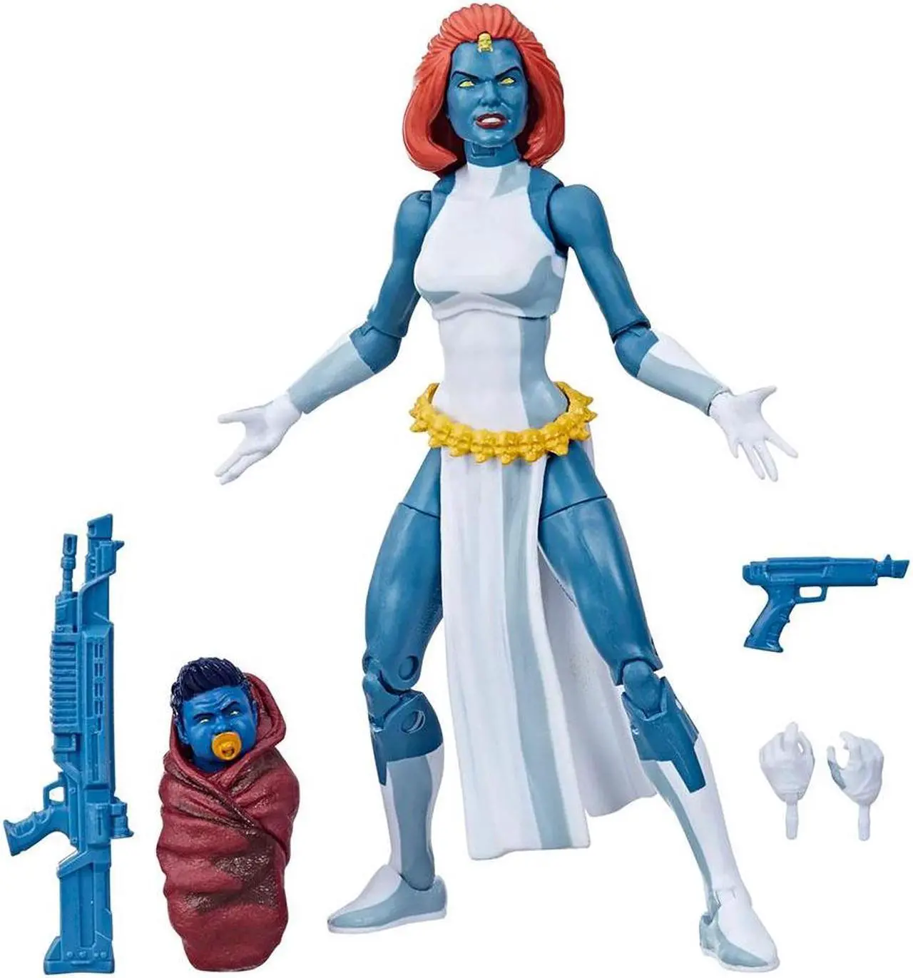 Alt view image 2 of 5 - Hasbro 6 inch Marvel Legends Series X-Men Marvels Mystique 90s Animated Series Action Figure
