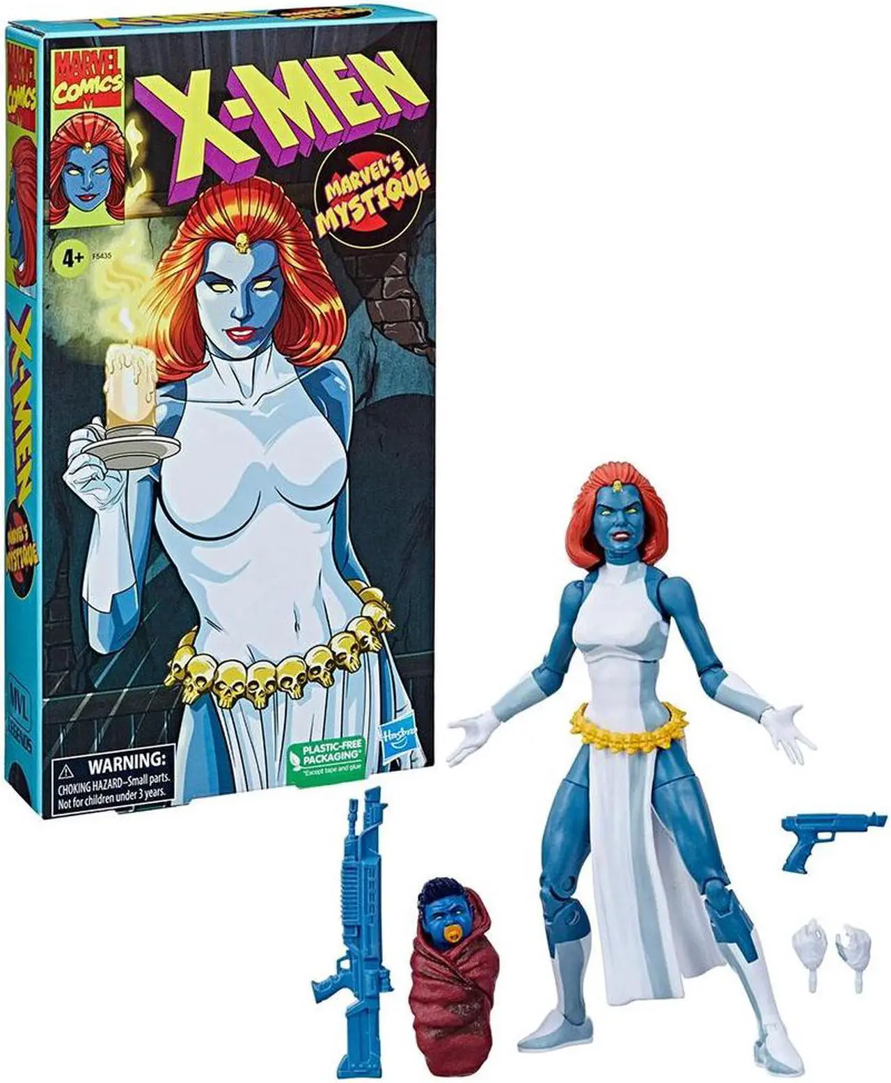 Main image of Hasbro 6 inch Marvel Legends Series X-Men Marvels Mystique 90s Animated Series Action Figure