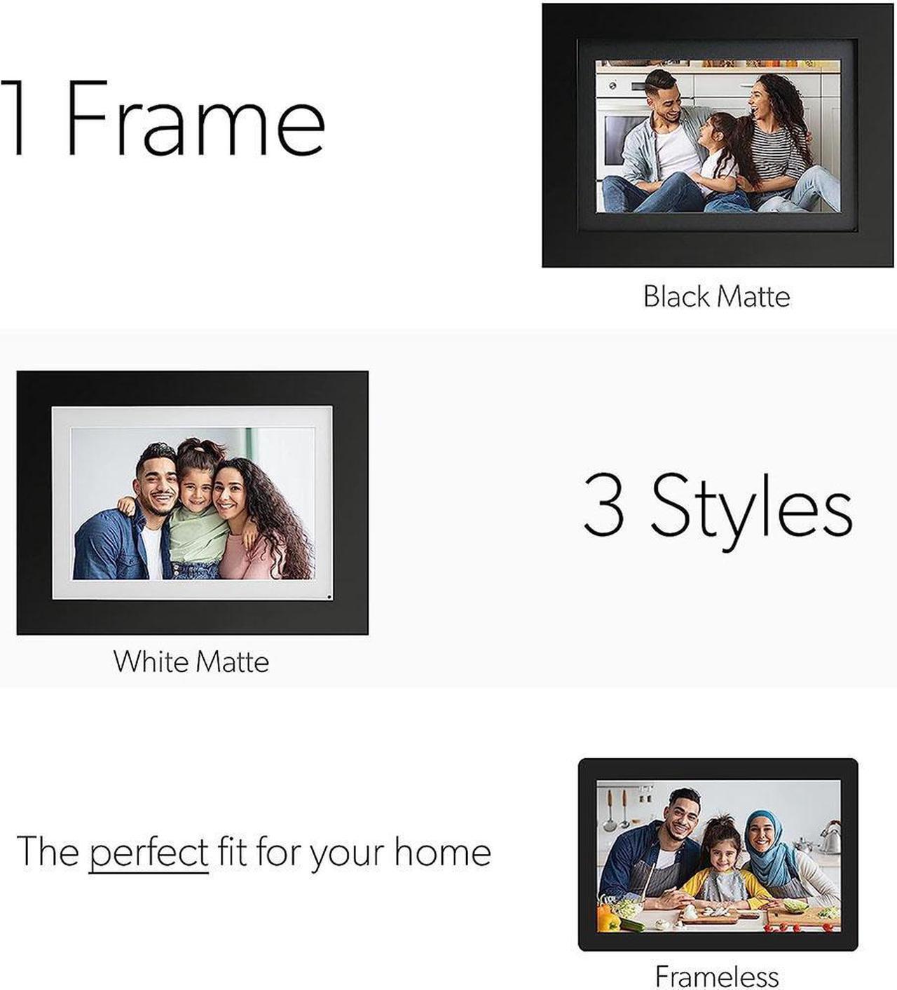 Alt view image 4 of 7 - Simply Smart Home 8 inch Photoshare WiFi Digital Picture Frame - Factory Refurbished - Black