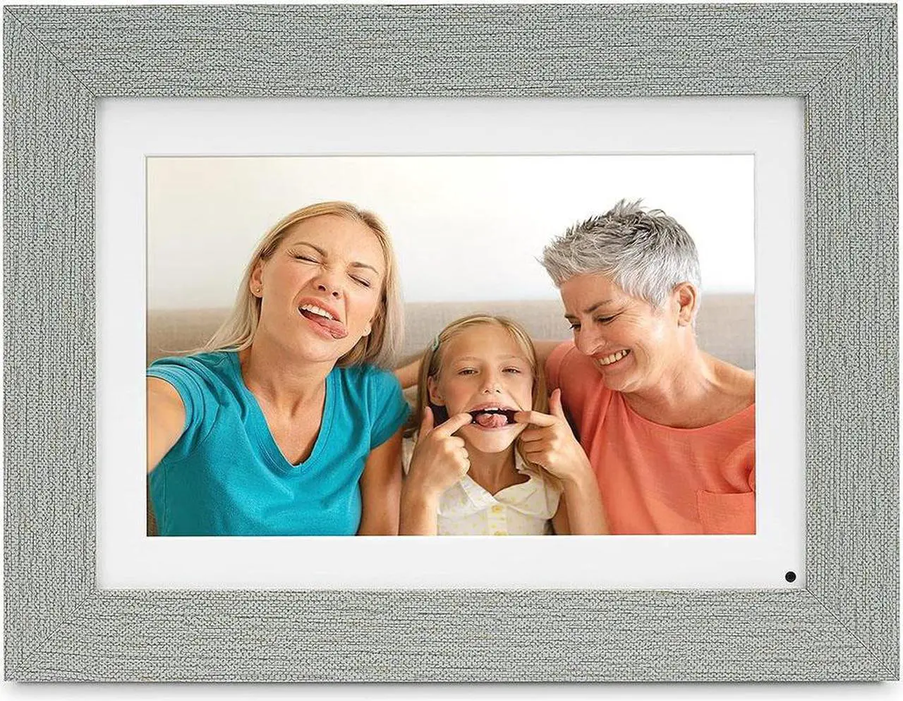 Main image of Simply Smart Home 8 inch Photoshare WiFi Digital Picture Frame - Factory Refurbished - Seagrass