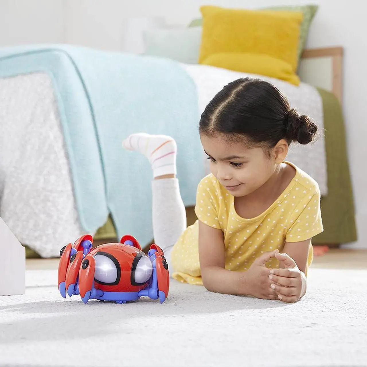 Alt view image 4 of 4 - Hasbro Marvel Spider Man Speak and Go Trace-E Bot