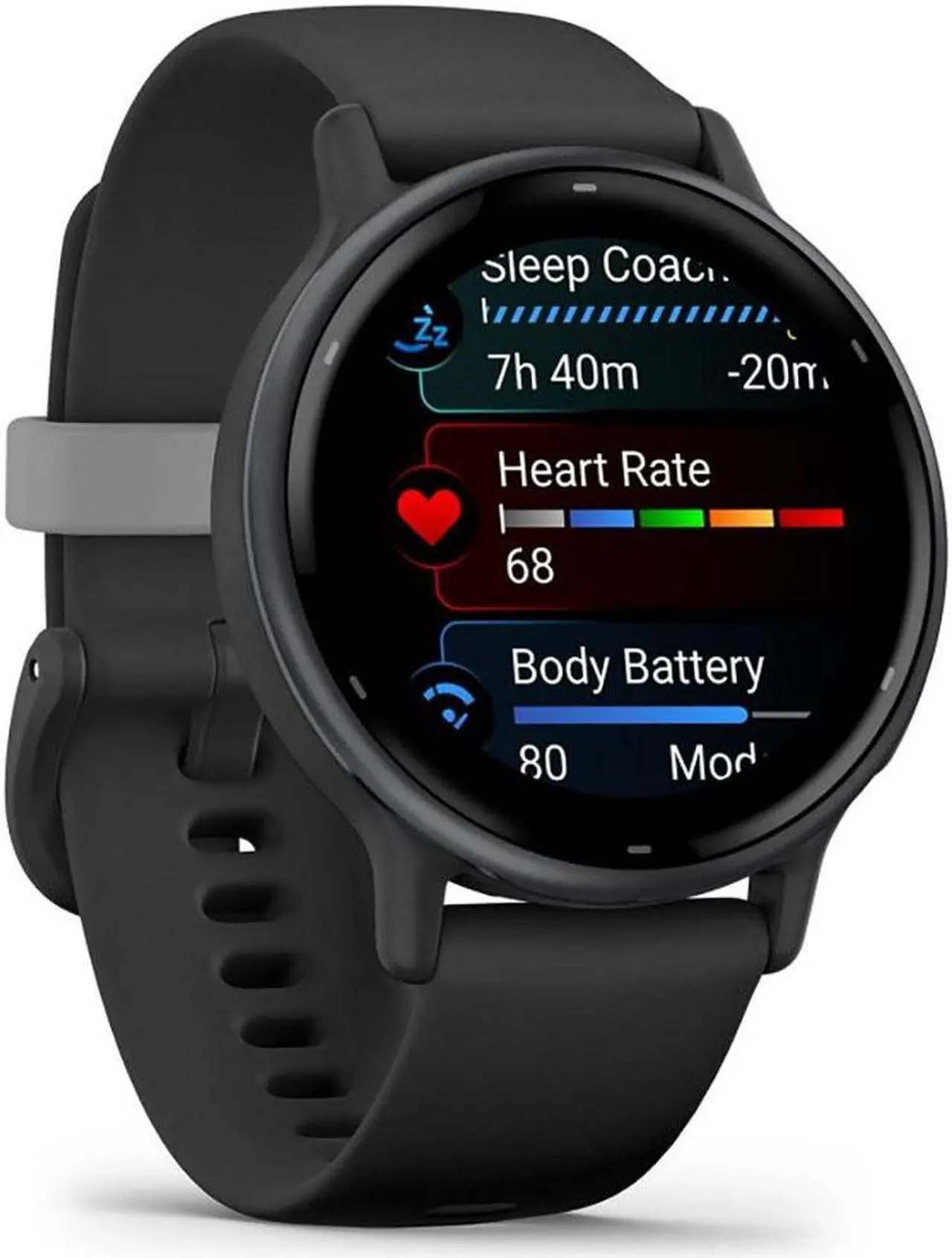 Alt view image 4 of 20 - Garmin vivoactive 5 SPORTS & FITNESS Slate Aluminum Bezel with Black Case and Silicone Band Smartwatch 010-02862-10 - Slate